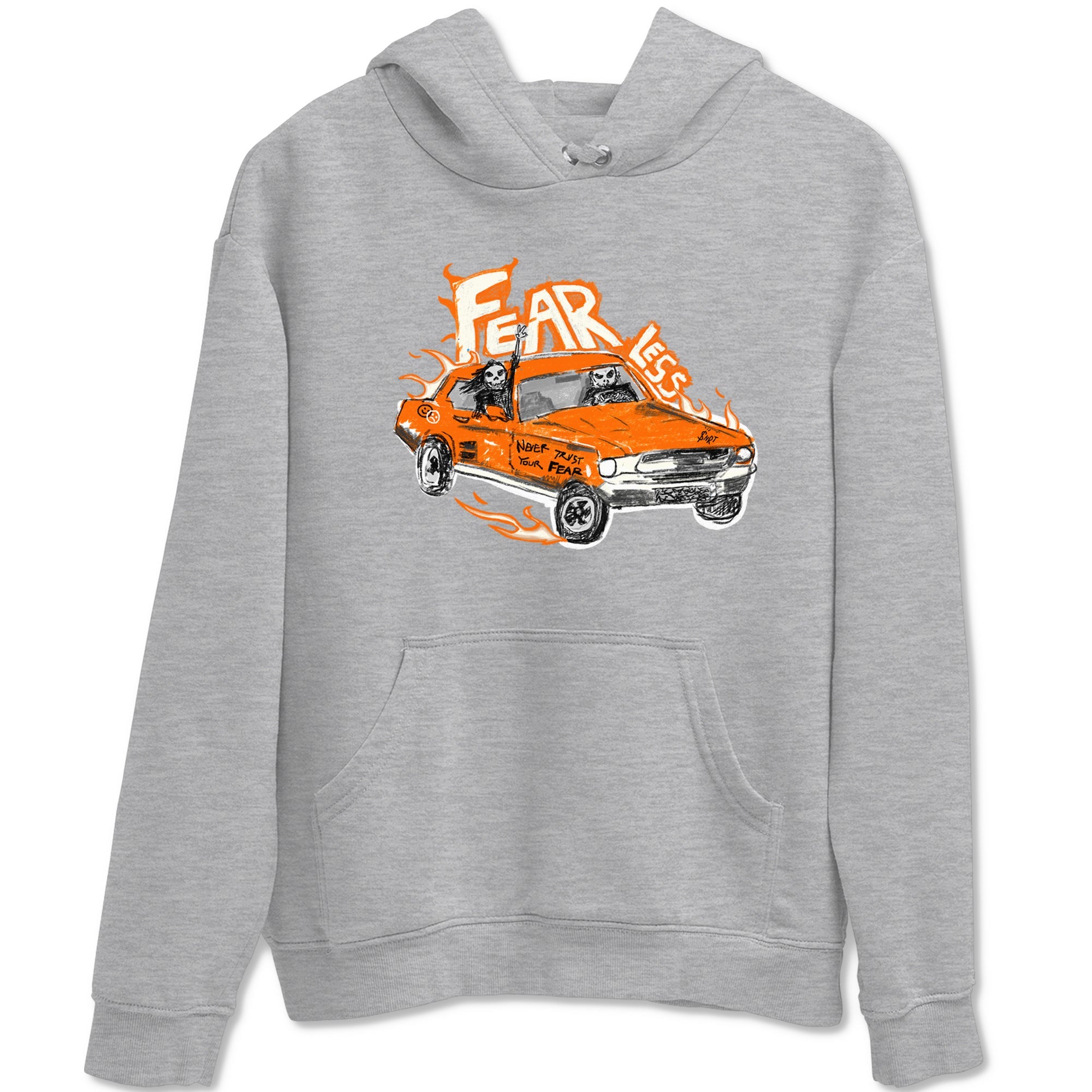 3s Georgia Peach shirt to match jordans Fearless Car sneaker tees Air Jordan 3 Georgia Peach Drip Gear Zone unisex cotton Heather Grey 2 crew neck shirt