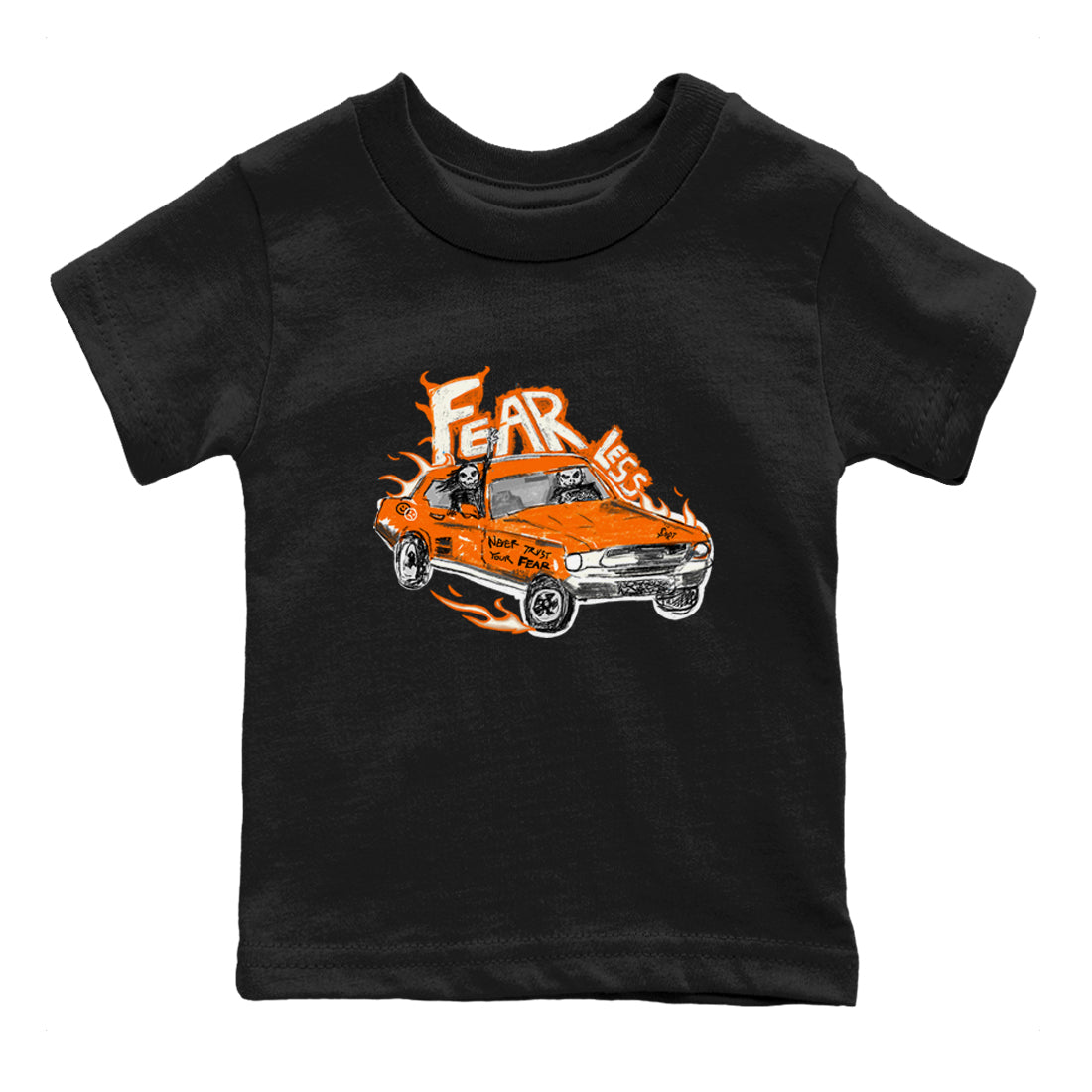 3s Georgia Peach shirt to match jordans Fearless Car sneaker tees Air Jordan 3 Georgia Peach Drip Gear Zone baby toddler Black 2 cotton Shirt
