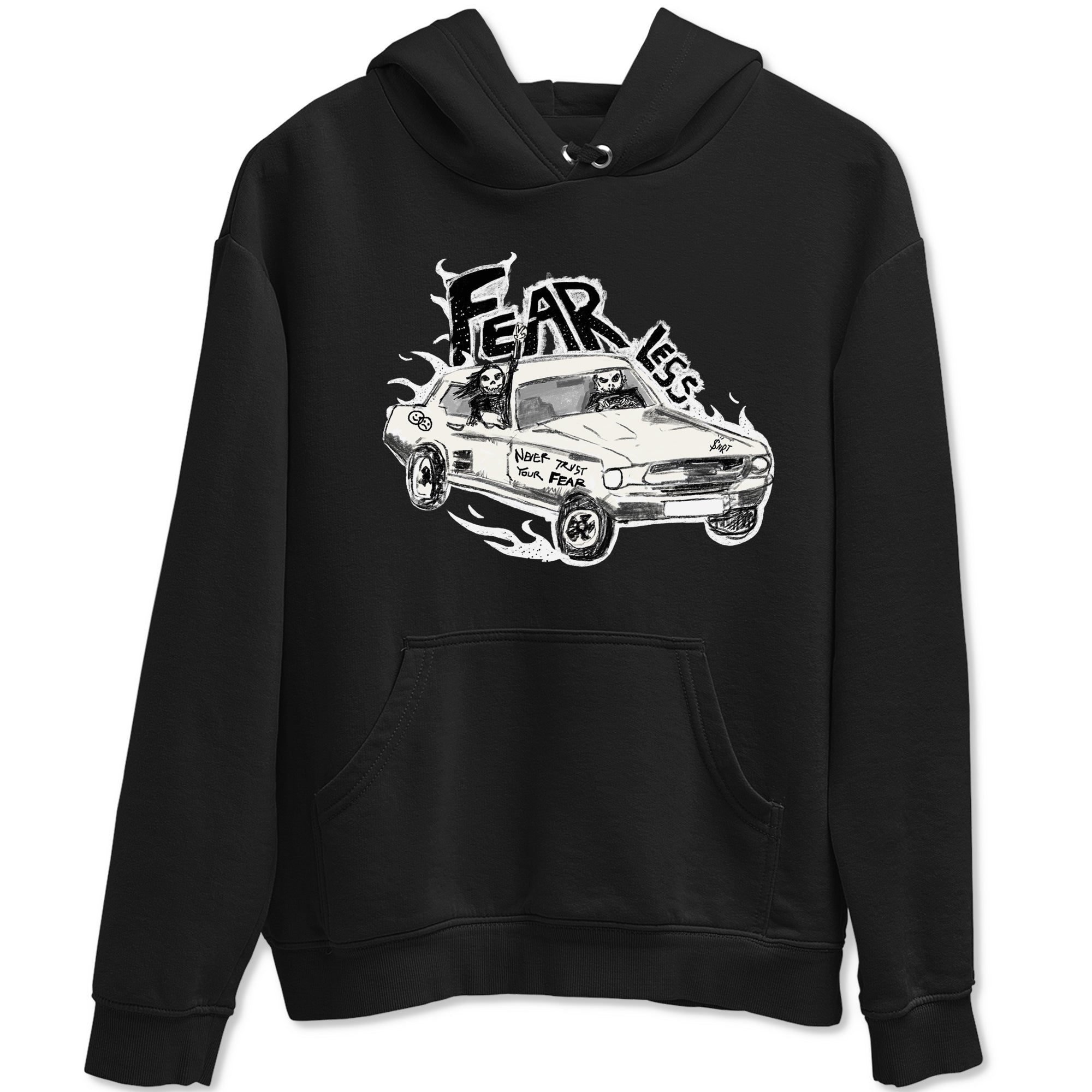 5s Sail shirt to match jordans Fearless Car sneaker tees Air Jordan 5 Sail Drip Gear Zone unisex cotton Black 2 crew neck shirt