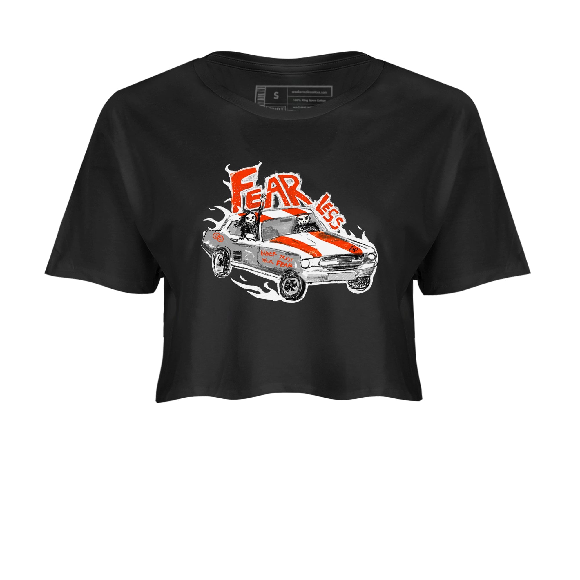 Air Max 1 OG '86 'Summit White and Cosmic Clay shirts to match jordans Fearless Car sneaker match tees Air Max 1 Cosmic Clay match shoes to clothes Drip Gear Zone unisex cotton Black 2 crop tee