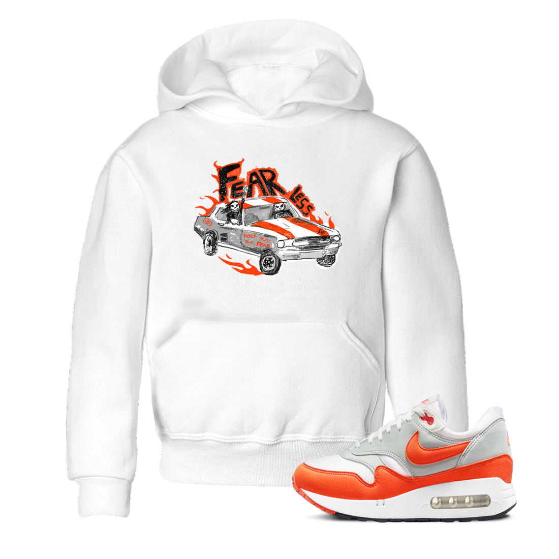 Air Max 1 OG '86 'Summit White and Cosmic Clay shirts to match jordans Fearless Car sneaker match tees Air Max 1 Cosmic Clay match shoes to clothes Drip Gear Zone Youth Baby White 1 tee