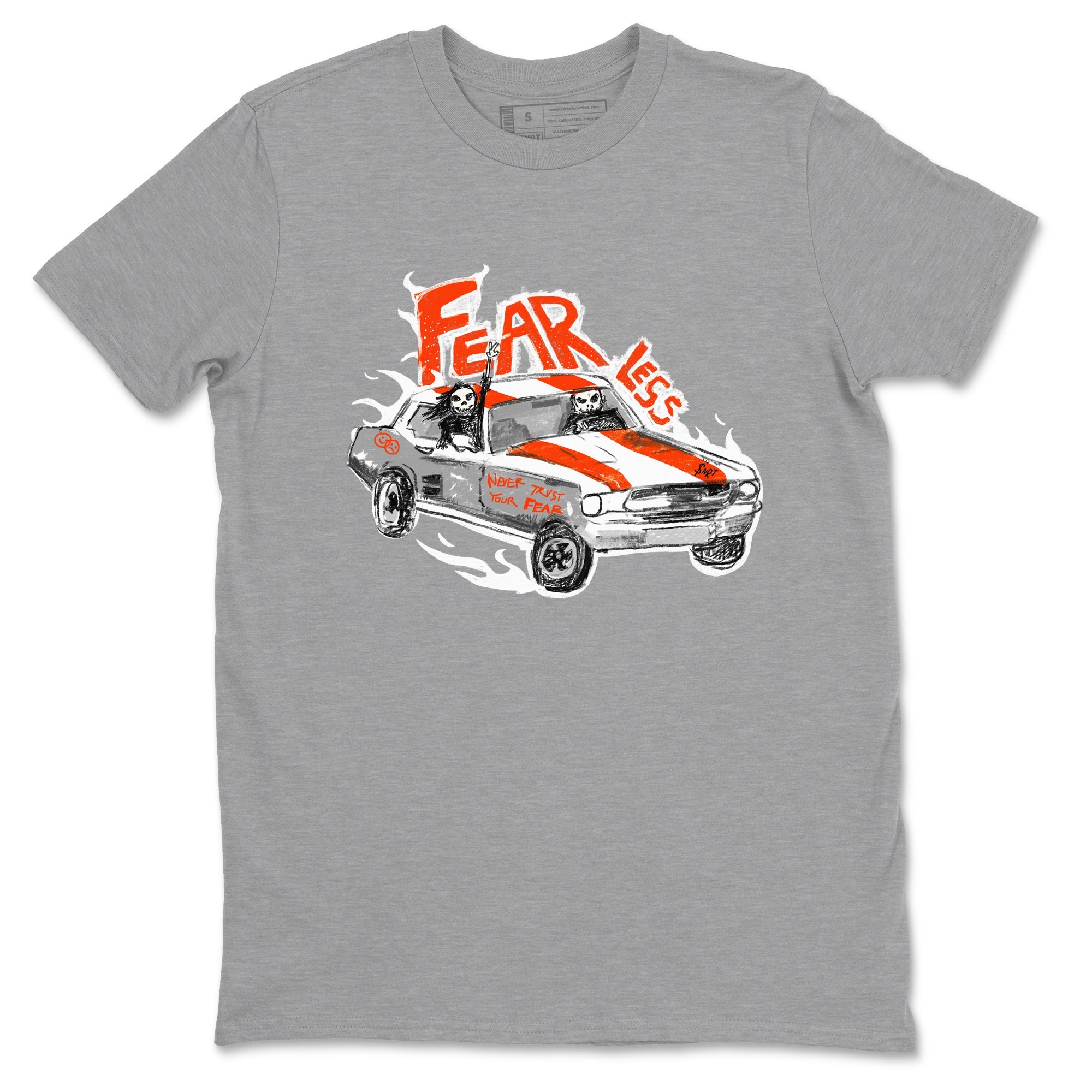 Air Max 1 OG '86 'Summit White and Cosmic Clay shirts to match jordans Fearless Car sneaker match tees Air Max 1 Cosmic Clay match shoes to clothes Drip Gear Zone unisex cotton Heather Grey 2 shirts