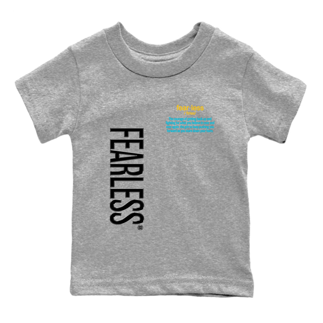 Sneaker Threads  Sneaker Tees To Match Air Jordan 11 Retro Gamma  Fearless Definition Youth Graphic Tee Heather Grey 2. Perfect for Jordan releases 2025 colorways.