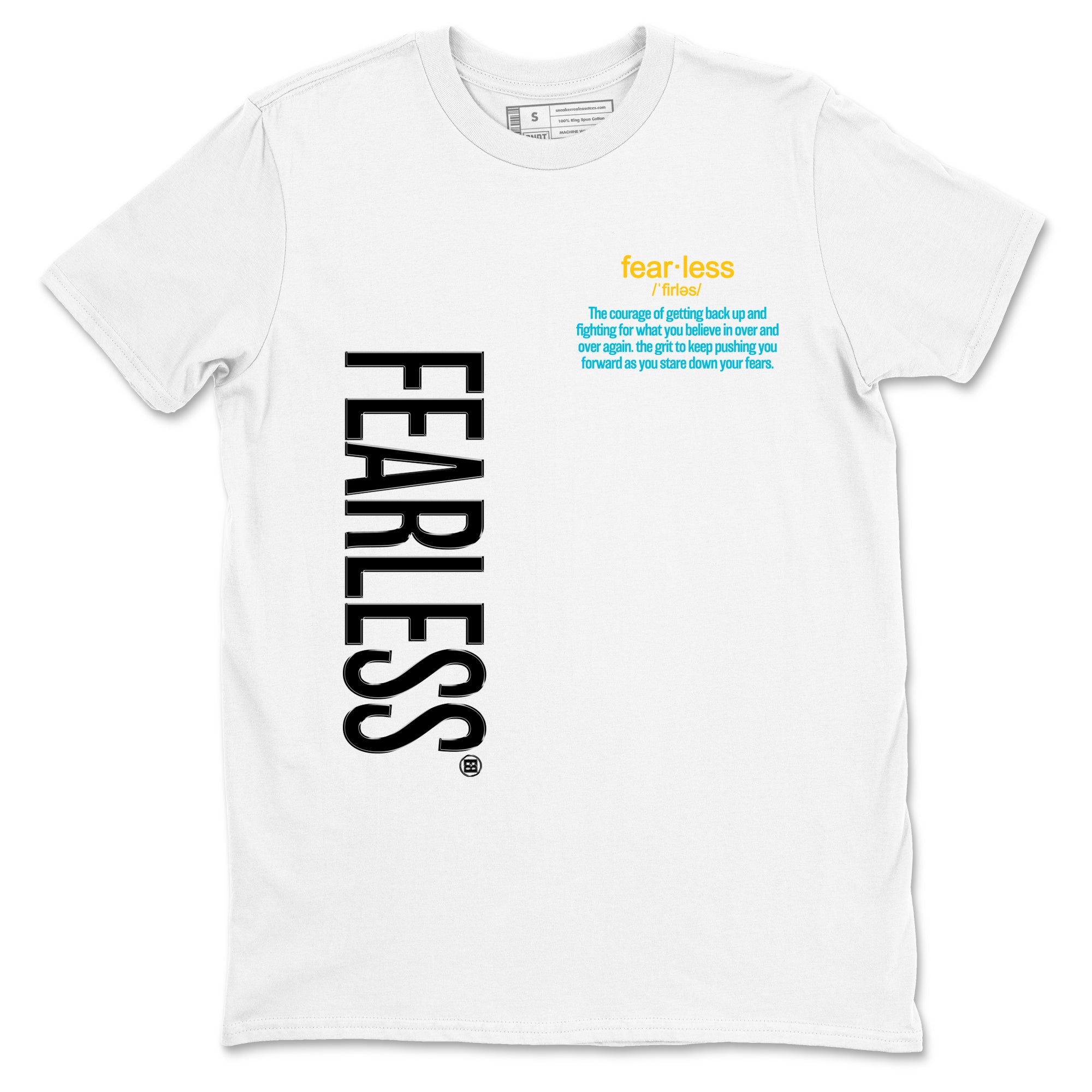 Sneaker Threads  Sneaker Tees To Match Air Jordan 11 Retro Gamma  Fearless Definition Graphic Tee White 2. Perfect for Jordan releases 2025 colorways.