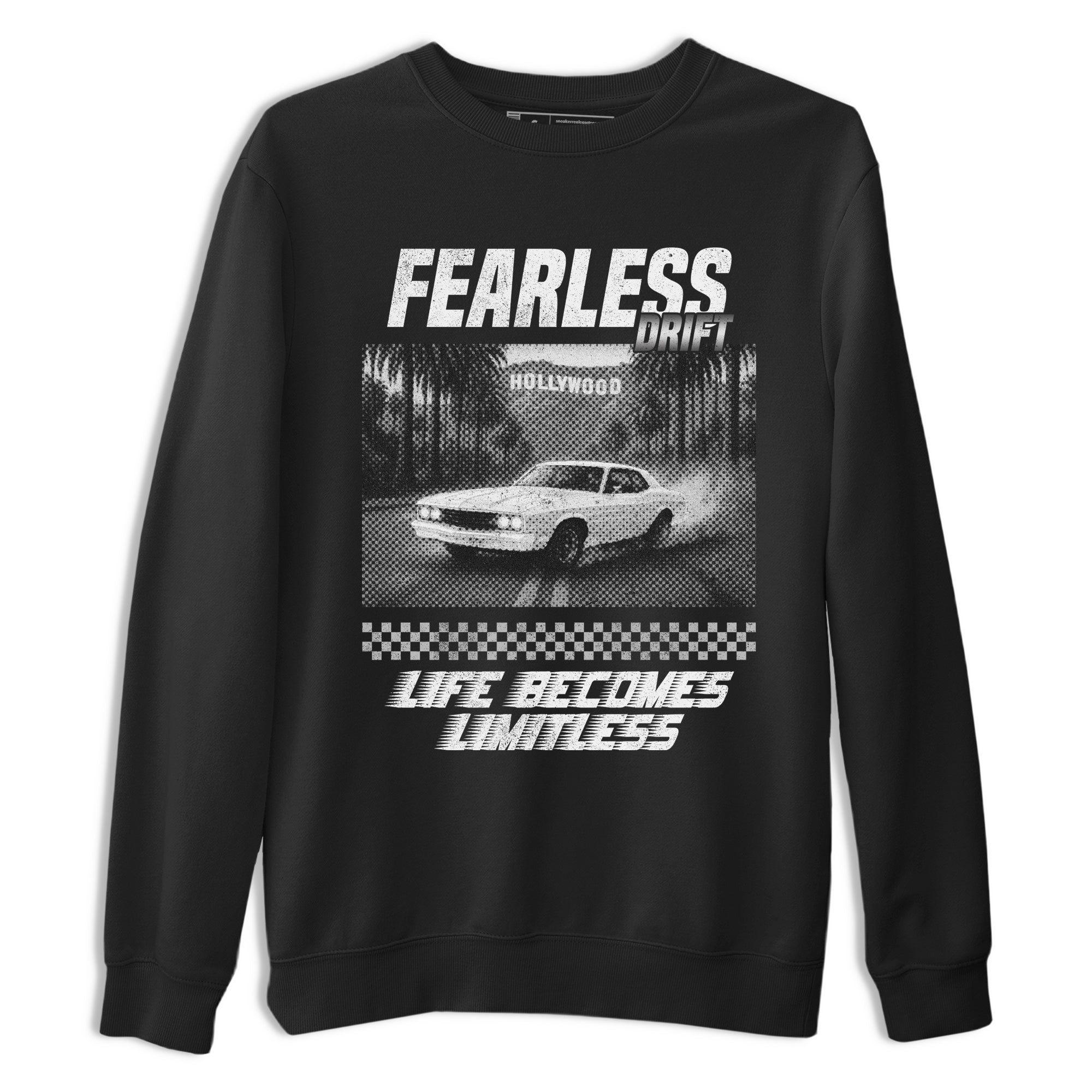 11s Grand Finale Sneaker match tees  Sneaker Tees To Match Jordan 11 Grand Finale Sneakers  Fearless Drift Graphic Tee Black 2