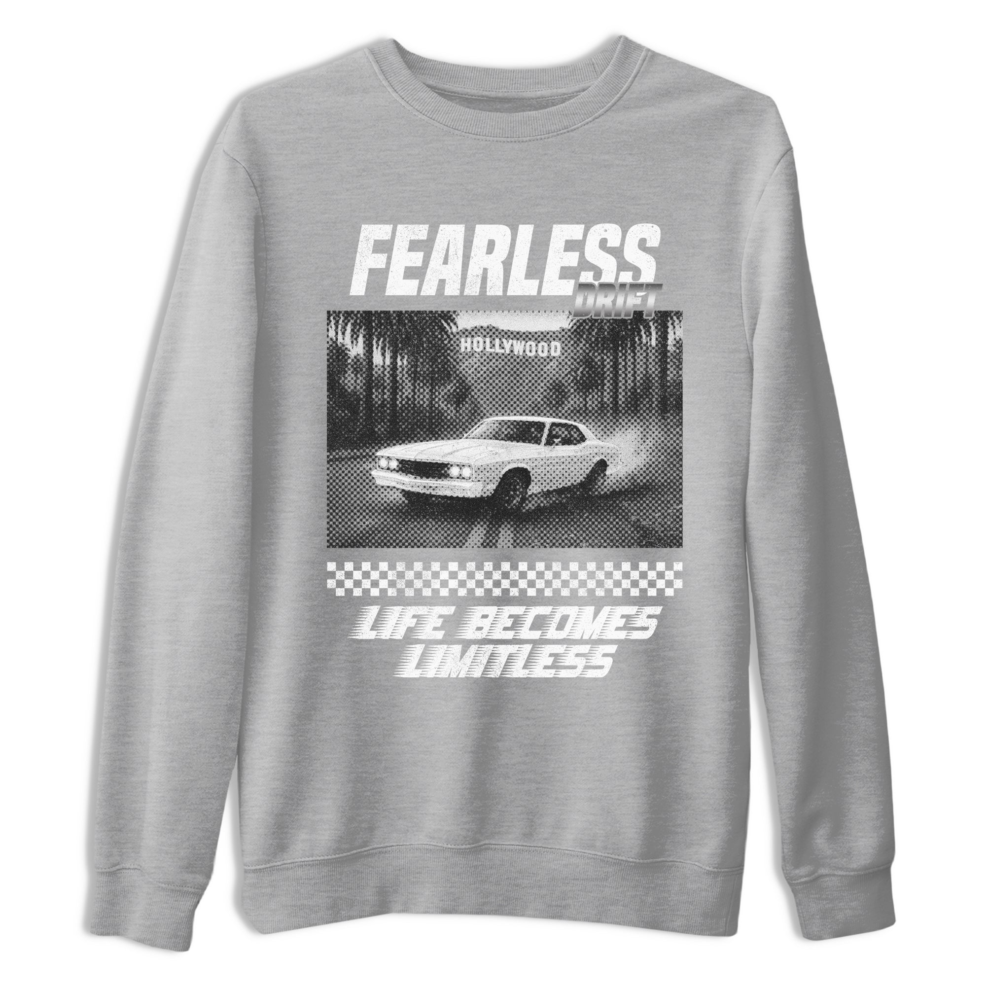 11s Grand Finale Sneaker match tees  Sneaker Tees To Match Jordan 11 Grand Finale Sneakers  Fearless Drift Graphic Tee Heather Grey 2