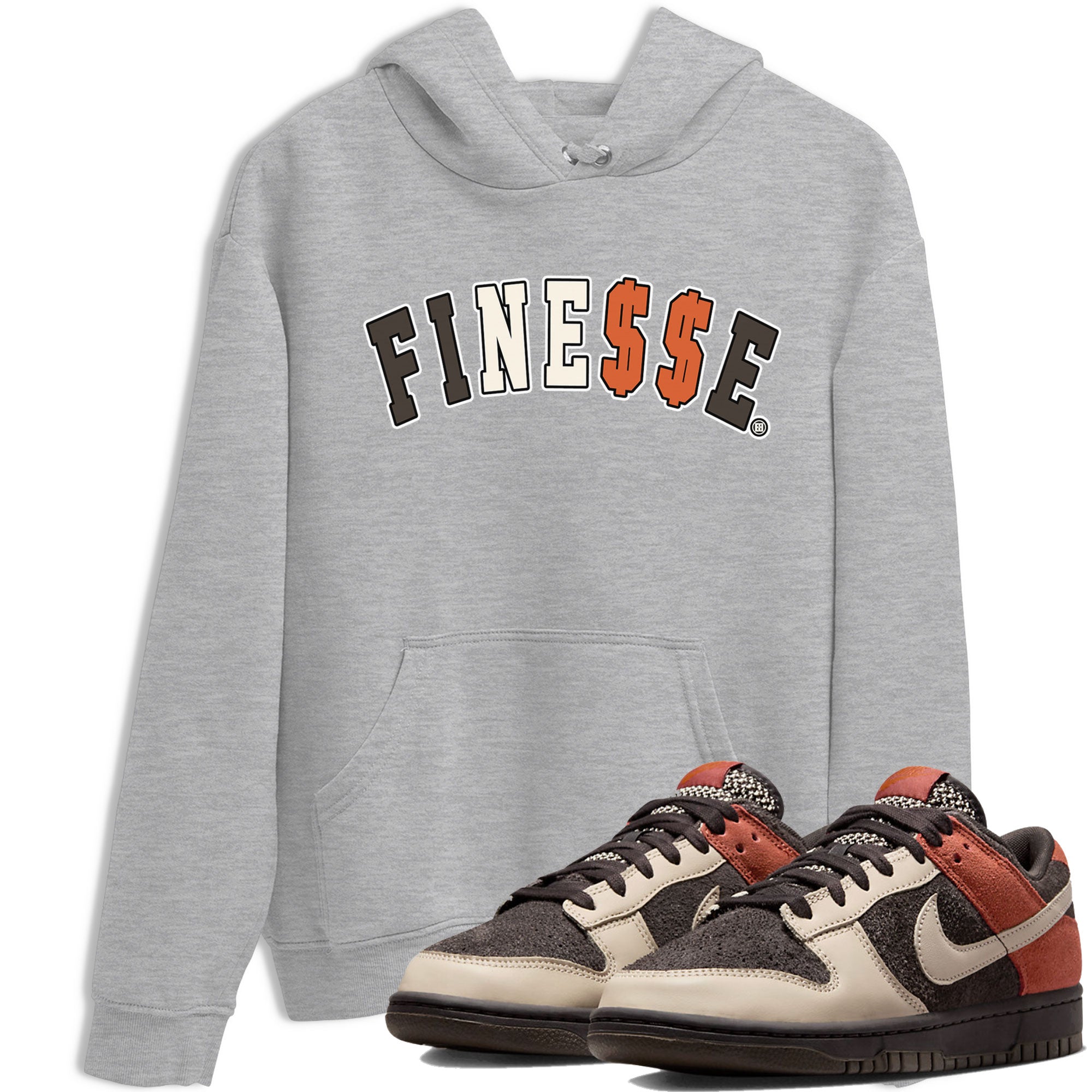 Dunk Red Panda shirt to match jordans Finesse sneaker tees Dunk Low Red Panda Drip Gear Zone Unisex Heather Grey 1 T-Shirt