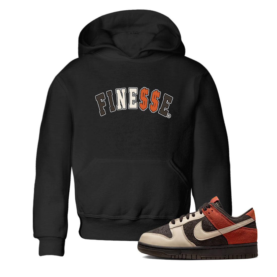 Dunk Red Panda shirt to match jordans Finesse sneaker tees Dunk Low Red Panda Drip Gear Zone Baby Toddler Black 1 T-Shirt
