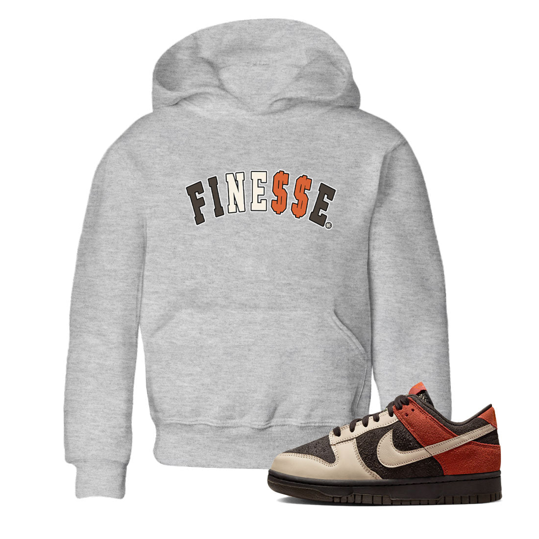 Dunk Red Panda shirt to match jordans Finesse sneaker tees Dunk Low Red Panda Drip Gear Zone Baby Toddler Heather Grey 1 T-Shirt