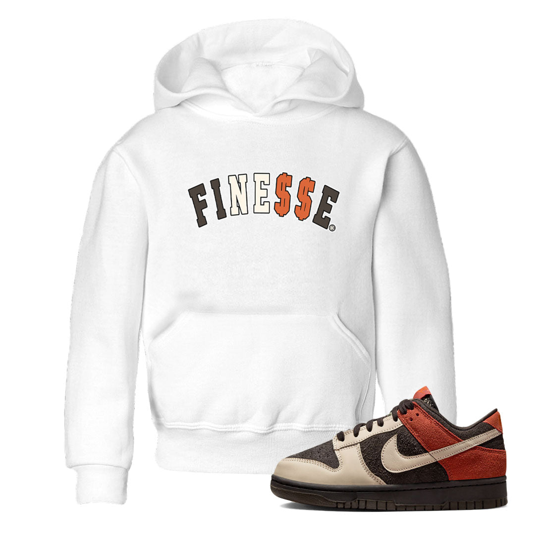 Dunk Red Panda shirt to match jordans Finesse sneaker tees Dunk Low Red Panda Drip Gear Zone Baby Toddler White 1 T-Shirt