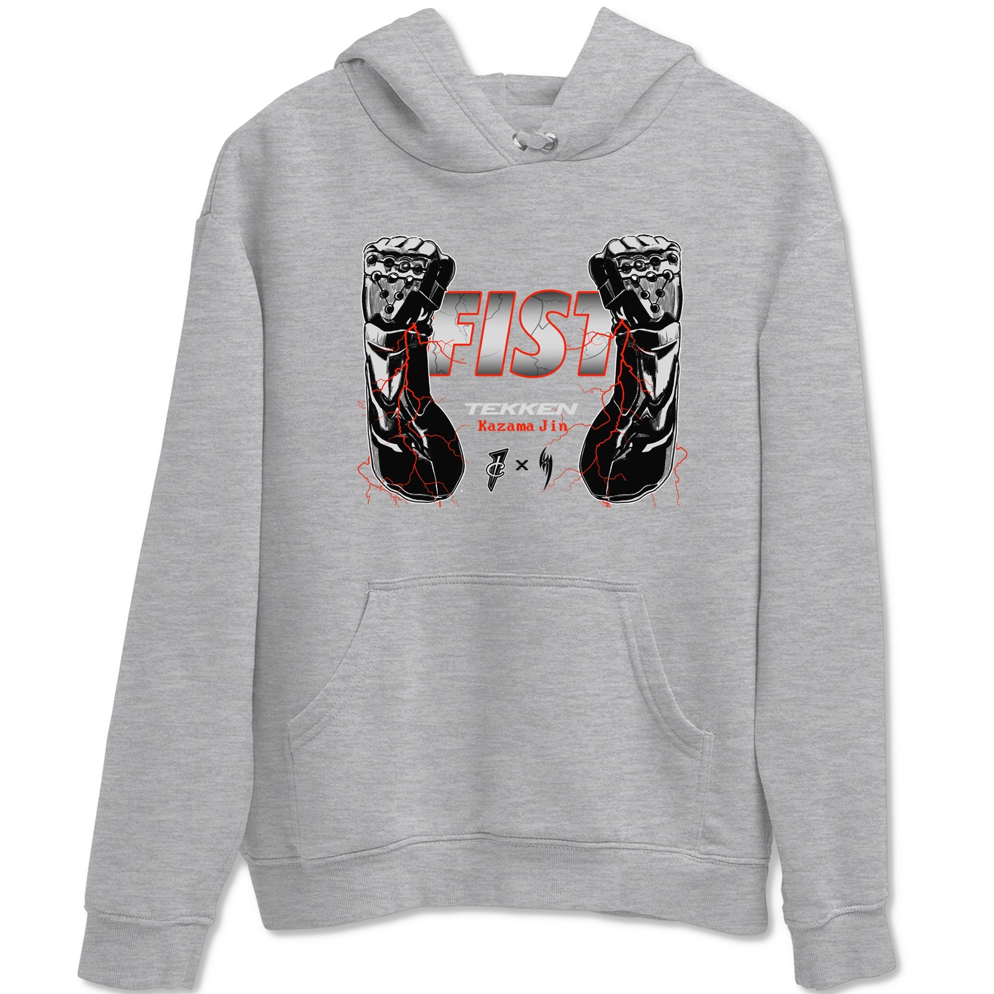Foams One Jin shirts to match jordans Fist sneaker match tees Air Foamposite One Jin match shoes to clothes Drip Gear Zone unisex cotton Heather Grey 2 shirts