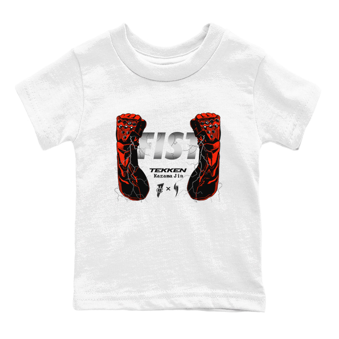 Foams One Jin shirts to match jordans Fist sneaker match tees Air Foamposite One Jin match shoes to clothes Drip Gear Zone Youth Baby White 2 tee