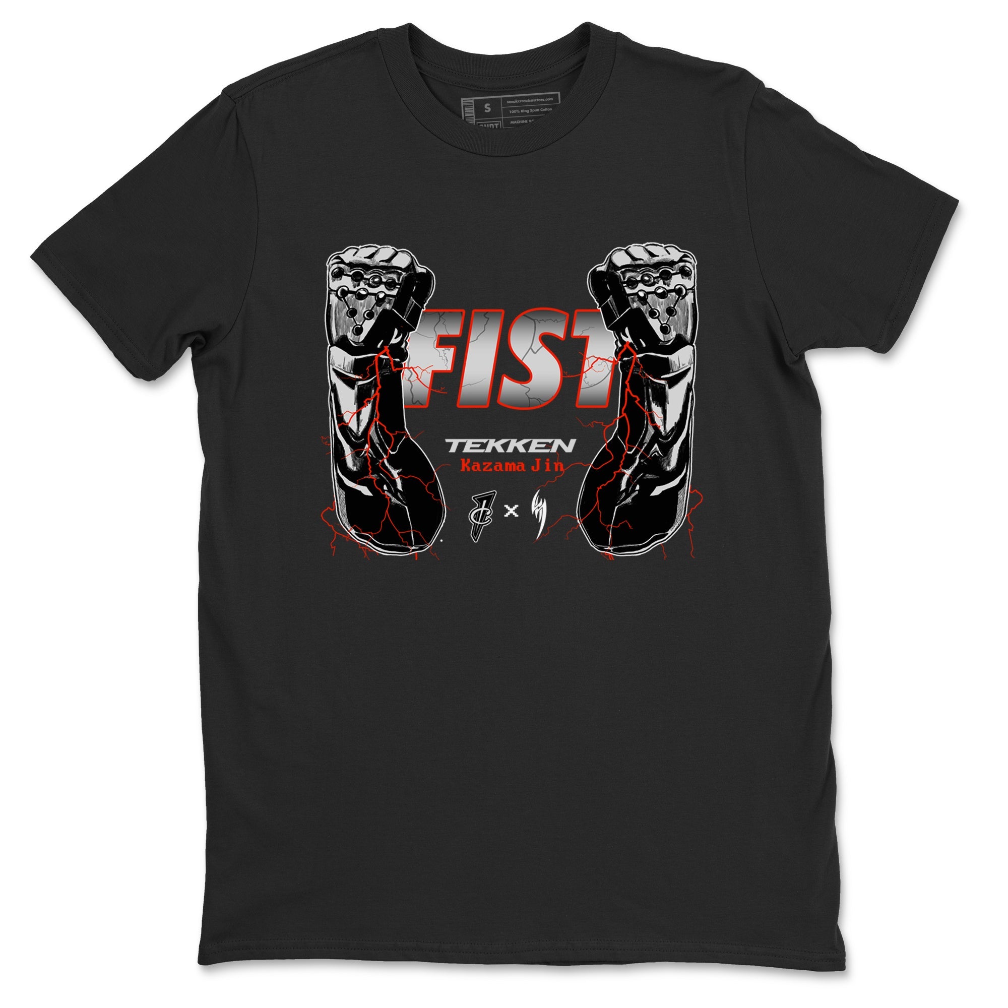 Foams One Jin shirts to match jordans Fist sneaker match tees Air Foamposite One Jin match shoes to clothes Drip Gear Zone unisex cotton Black 2 shirts