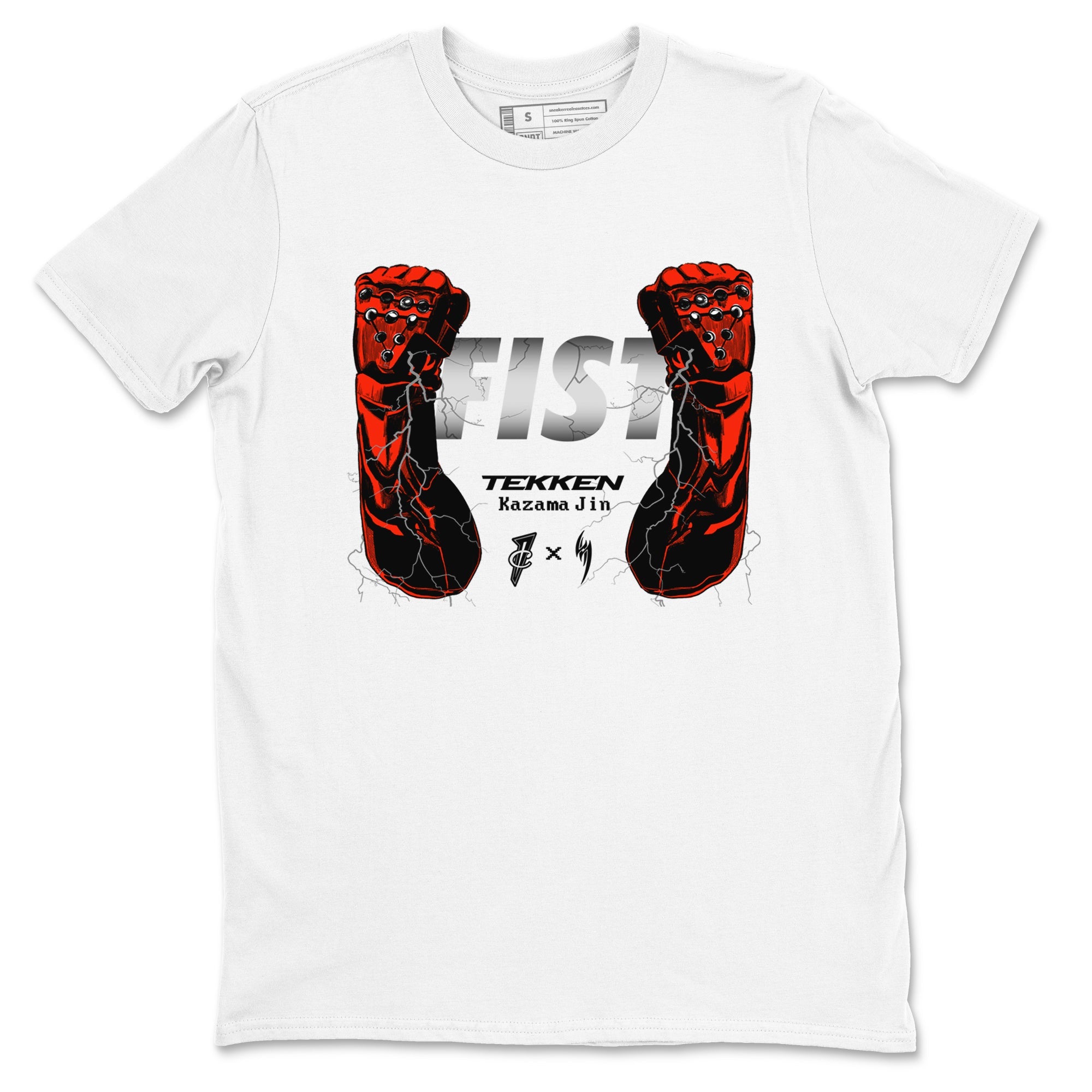 Foams One Jin shirts to match jordans Fist sneaker match tees Air Foamposite One Jin match shoes to clothes Drip Gear Zone unisex cotton White 2 shirts
