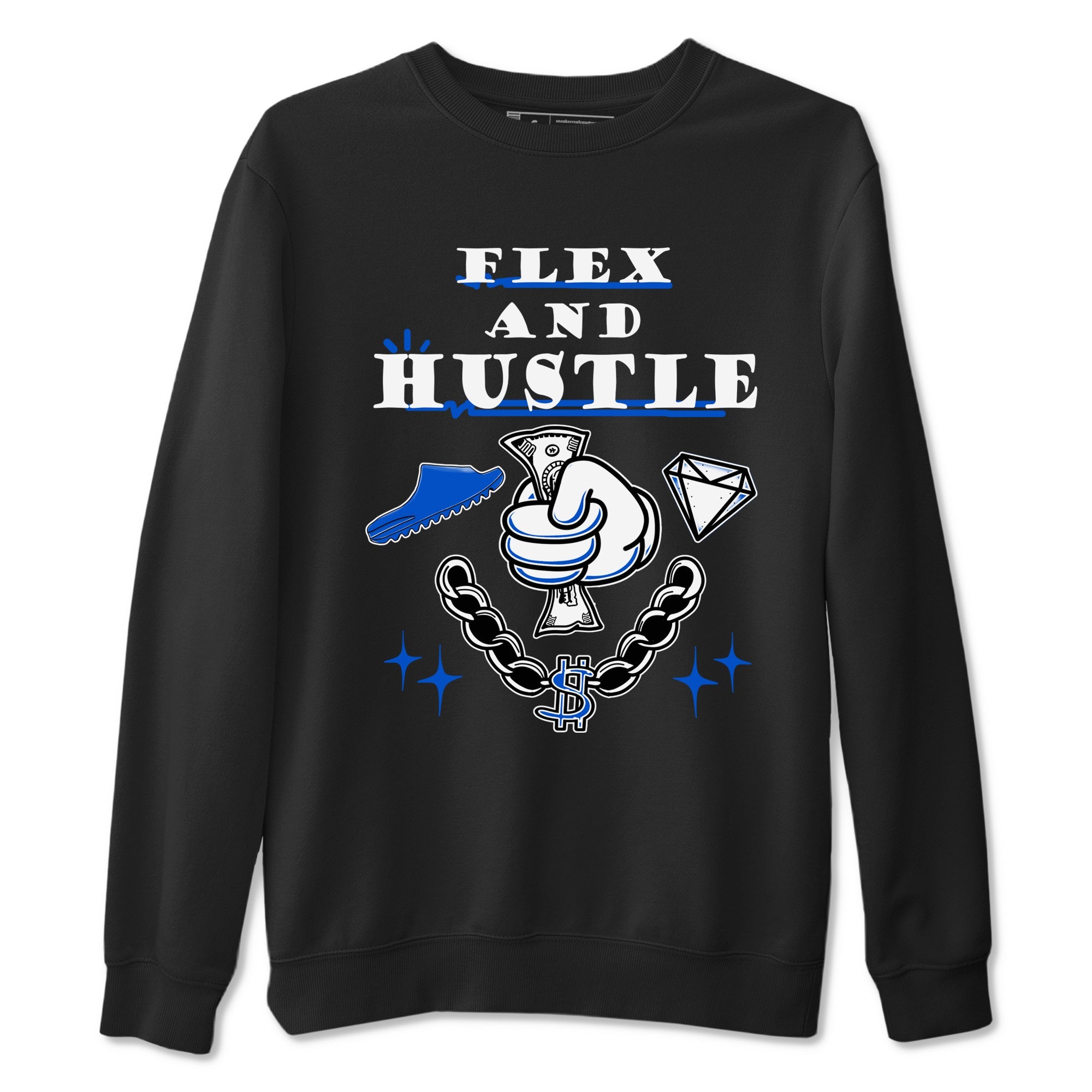 Yeezy Slide Azure shirts to match jordans Flex And Hustle sneaker match tees Yeezy Slide Azure Drip Gear Zone streetwear brand Black 2 unisex cotton tee