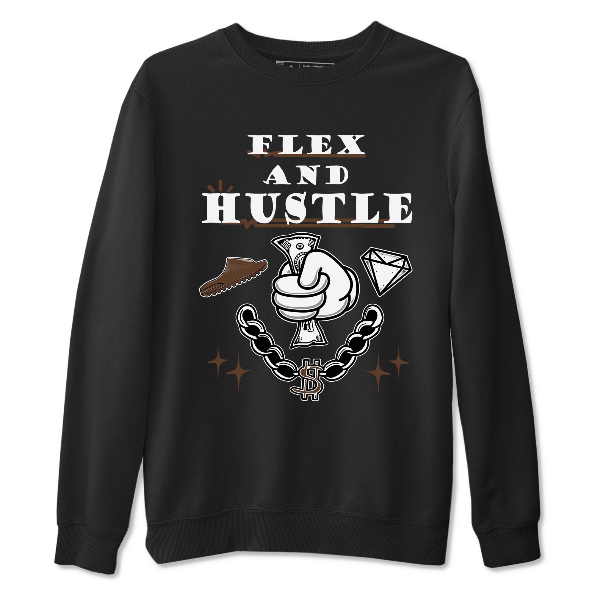 Yeezy Slide Flax shirts to match jordans Flex And Hustle sneaker match tees Yeezy Slide Flax Drip Gear Zone streetwear brand Black 2 unisex cotton tee