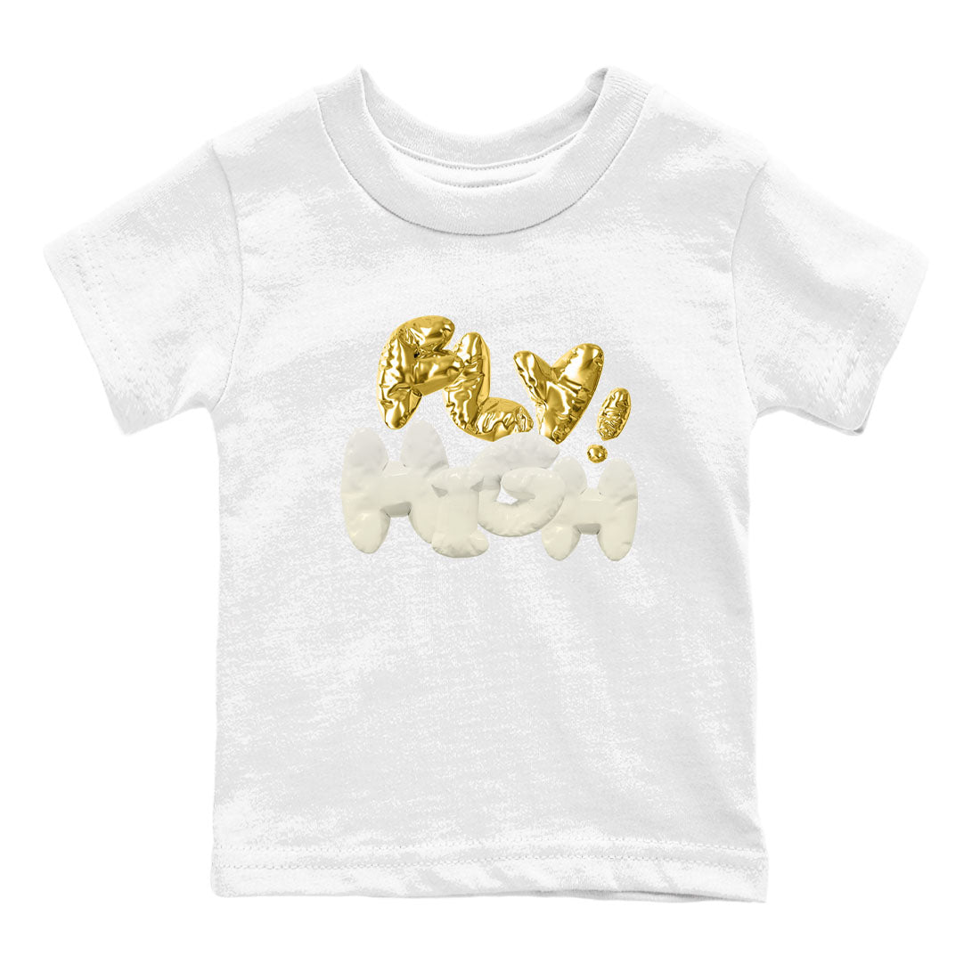 AJ4 Sail shirt to match jordans Fly High sneaker tees 4s SailDrip Gear Zone baby toddler White 2 cotton Shirt