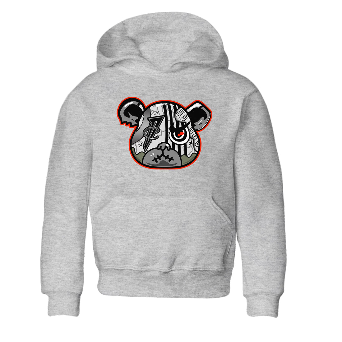 Foams One Jin shirts to match jordans Foamposite Bear sneaker match tees Air Foamposite One Jin match shoes to clothes Drip Gear Zone Youth Baby Heather Grey 2 tee