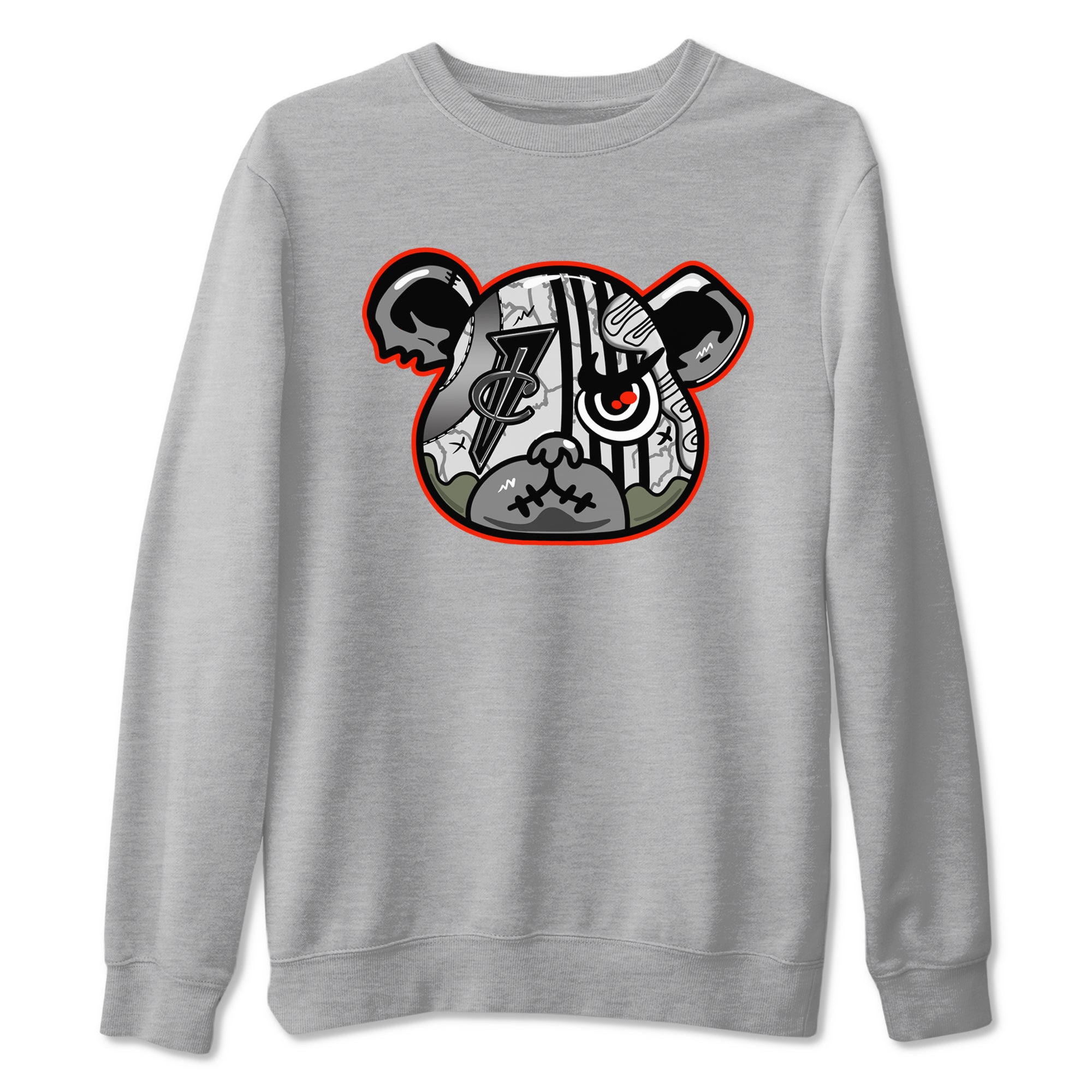 Foams One Jin shirts to match jordans Foamposite Bear sneaker match tees Air Foamposite One Jin match shoes to clothes Drip Gear Zone unisex cotton Heather Grey 2 shirts
