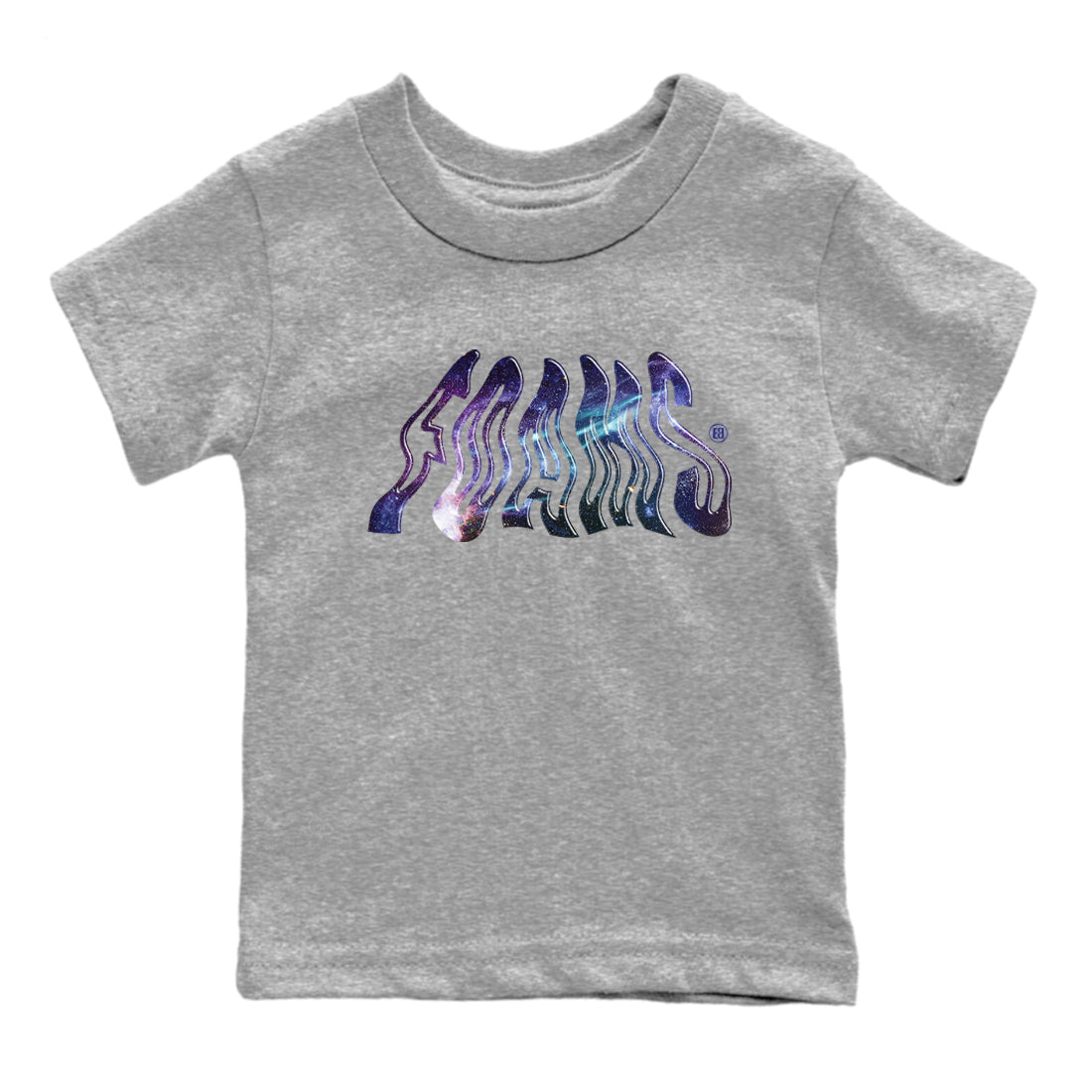 Air Foamposite One Galaxy shirts to match jordans Foams sneaker match tees Foams One Galaxy match shoes to clothes Drip Gear Zone Youth Baby Heather Grey 2 tee