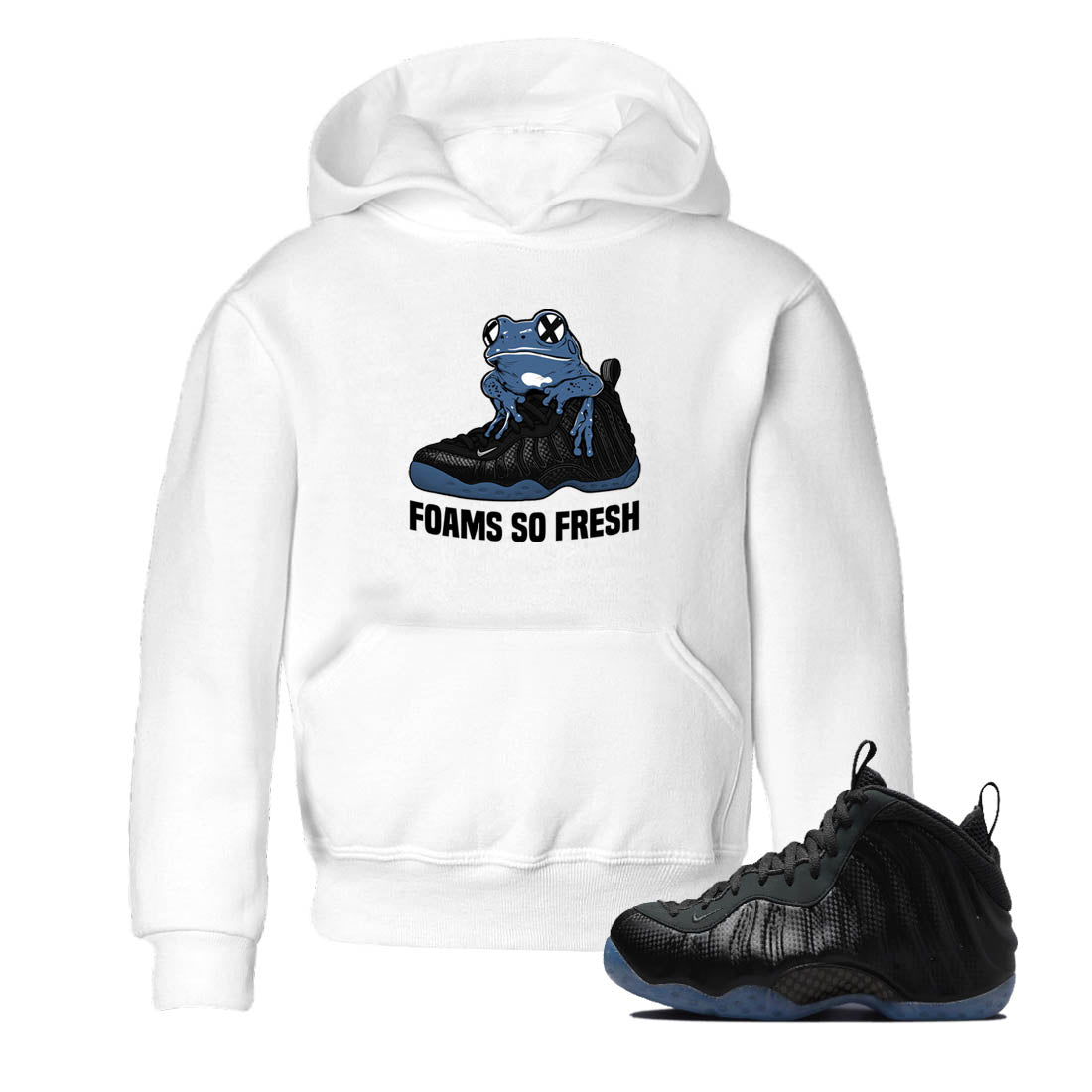Sneaker Threads  Sneaker Tees To Match Air Foamposite One Carbon Fiber  Foams So Fresh Youth Graphic Tee White 1. Perfect for Jordan releases 2025 colorways.