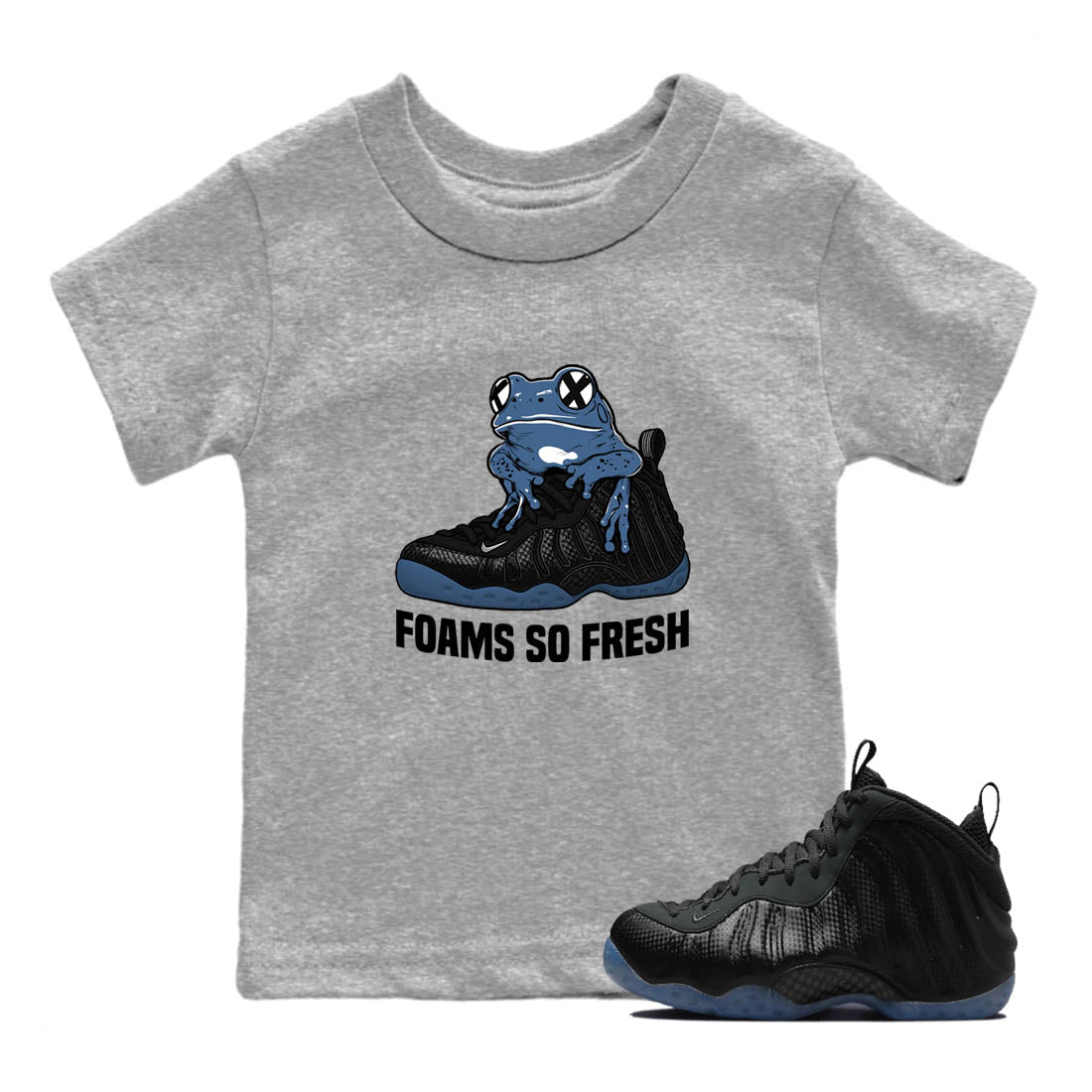 Sneaker Threads  Sneaker Tees To Match Air Foamposite One Carbon Fiber  Foams So Fresh Youth Graphic Tee Heather Grey 2. Perfect for Jordan releases 2025 colorways.