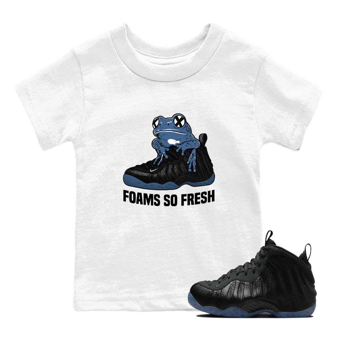 Sneaker Threads  Sneaker Tees To Match Air Foamposite One Carbon Fiber  Foams So Fresh Youth Graphic Tee White 1. Perfect for Jordan releases 2025 colorways.