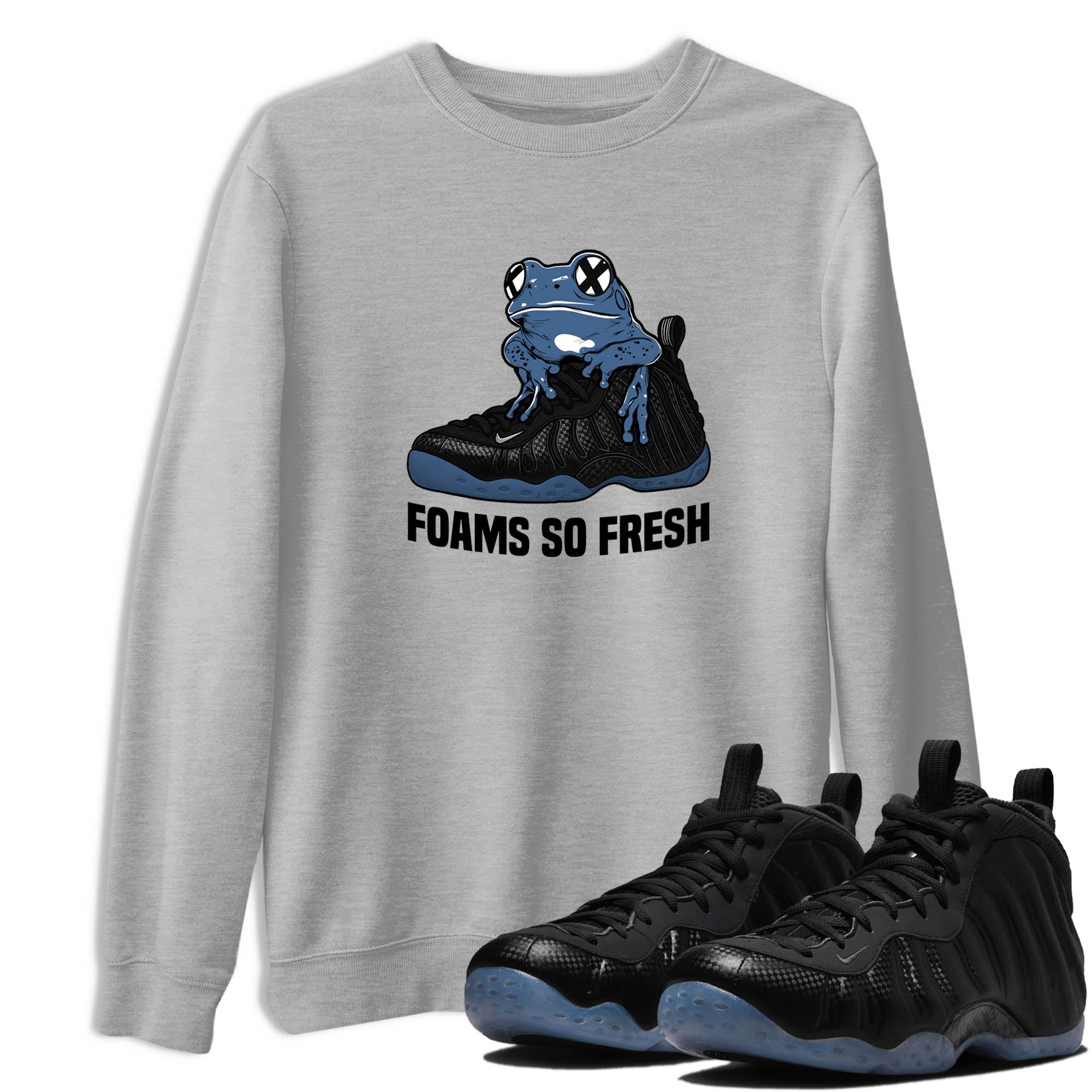 Sneaker Threads  Sneaker Tees To Match Air Foamposite One Carbon Fiber  Foams So Fresh Graphic Tee Heather Grey 1. Perfect for Jordan releases 2025 colorways.