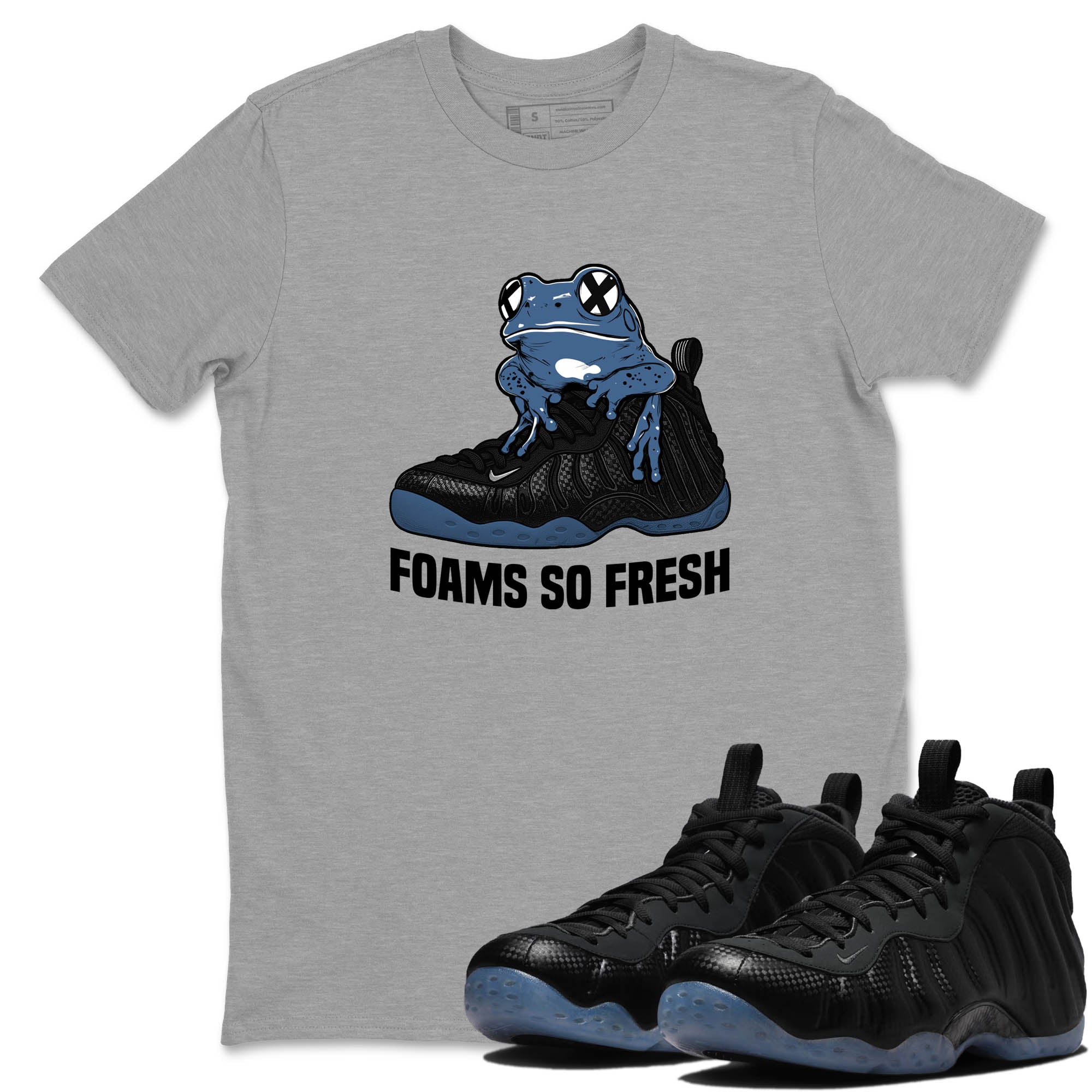 Sneaker Threads  Sneaker Tees To Match Air Foamposite One Carbon Fiber  Foams So Fresh Graphic Tee Heather Grey 1. Perfect for Jordan releases 2025 colorways.