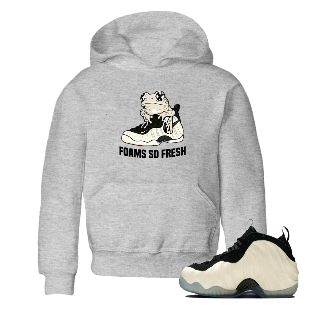 Sneaker Threads  Sneaker Tees To Match Air Foamposite One Pearl  Foams So Fresh Youth Graphic Tee Heather Grey 1. Perfect for Jordan releases 2025 colorways.