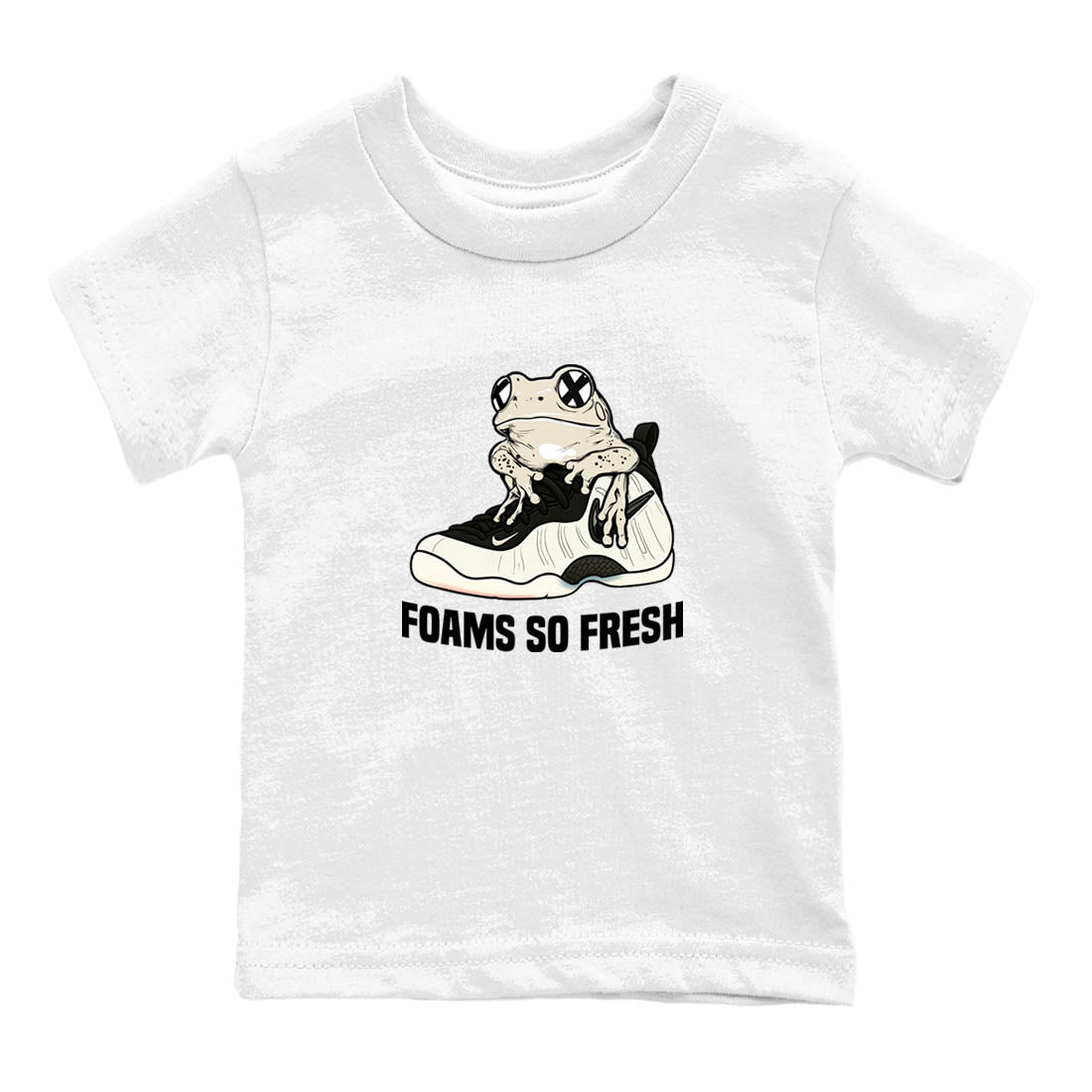 Sneaker Threads  Sneaker Tees To Match Air Foamposite One Pearl  Foams So Fresh Youth Graphic Tee White 2. Perfect for Jordan releases 2025 colorways.