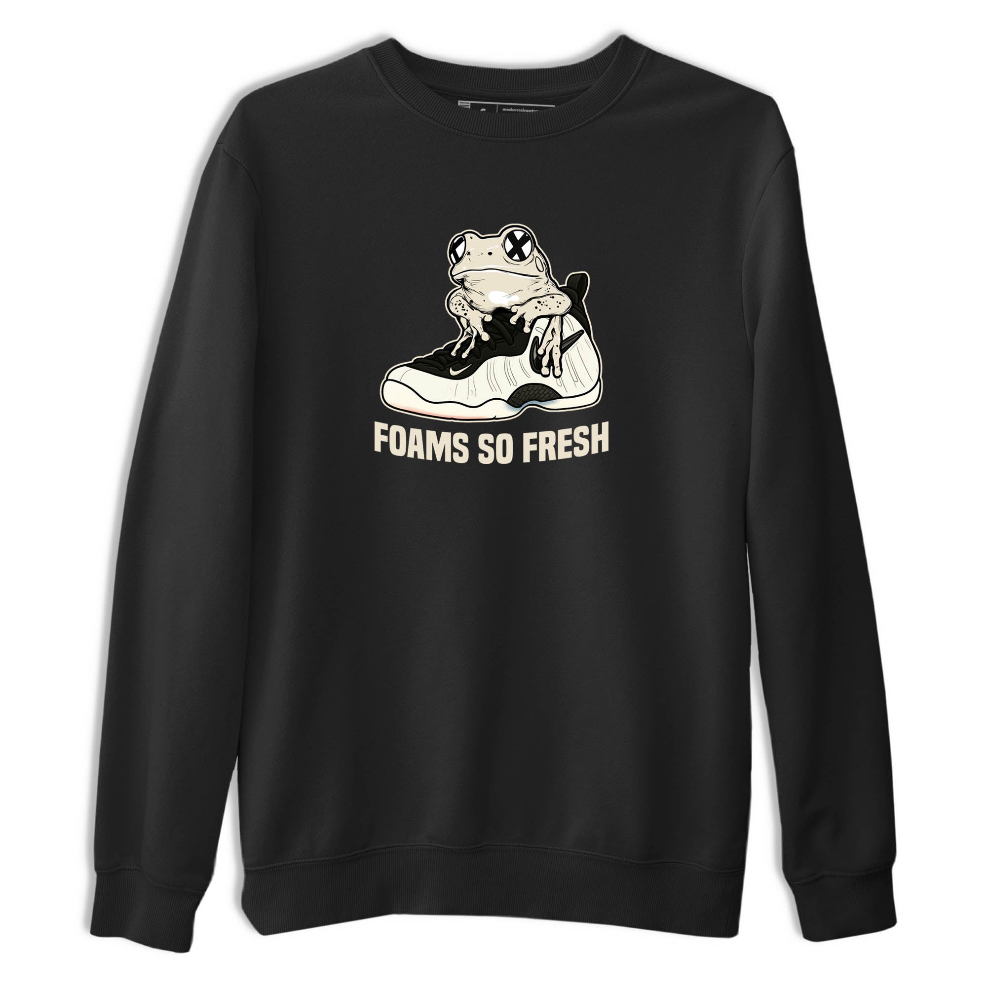 Sneaker Threads  Sneaker Tees To Match Air Foamposite One Pearl  Foams So Fresh Graphic Tee Black 2. Perfect for Jordan releases 2025 colorways.