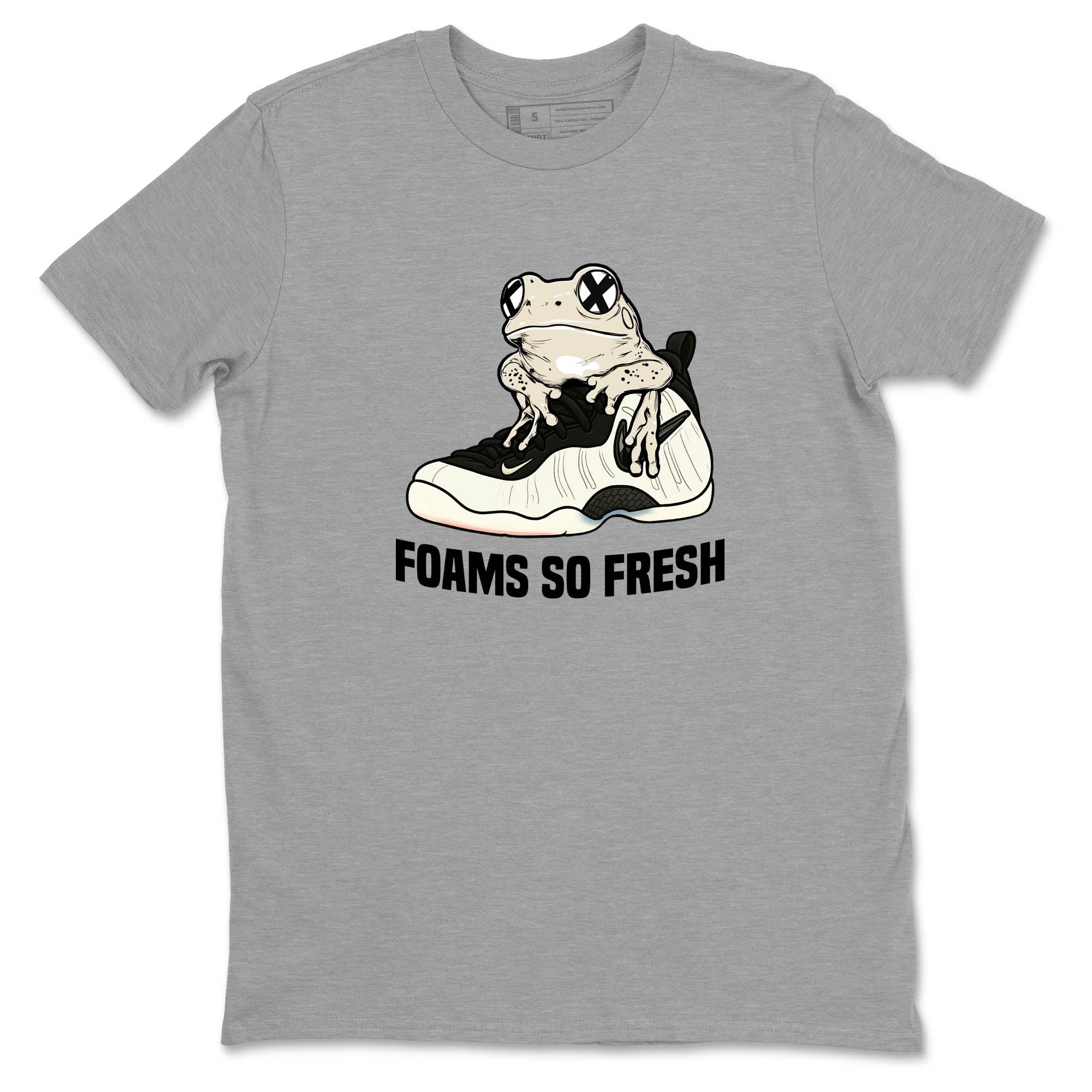 Sneaker Threads  Sneaker Tees To Match Air Foamposite One Pearl  Foams So Fresh Graphic Tee Heather Grey 2. Perfect for Jordan releases 2025 colorways.