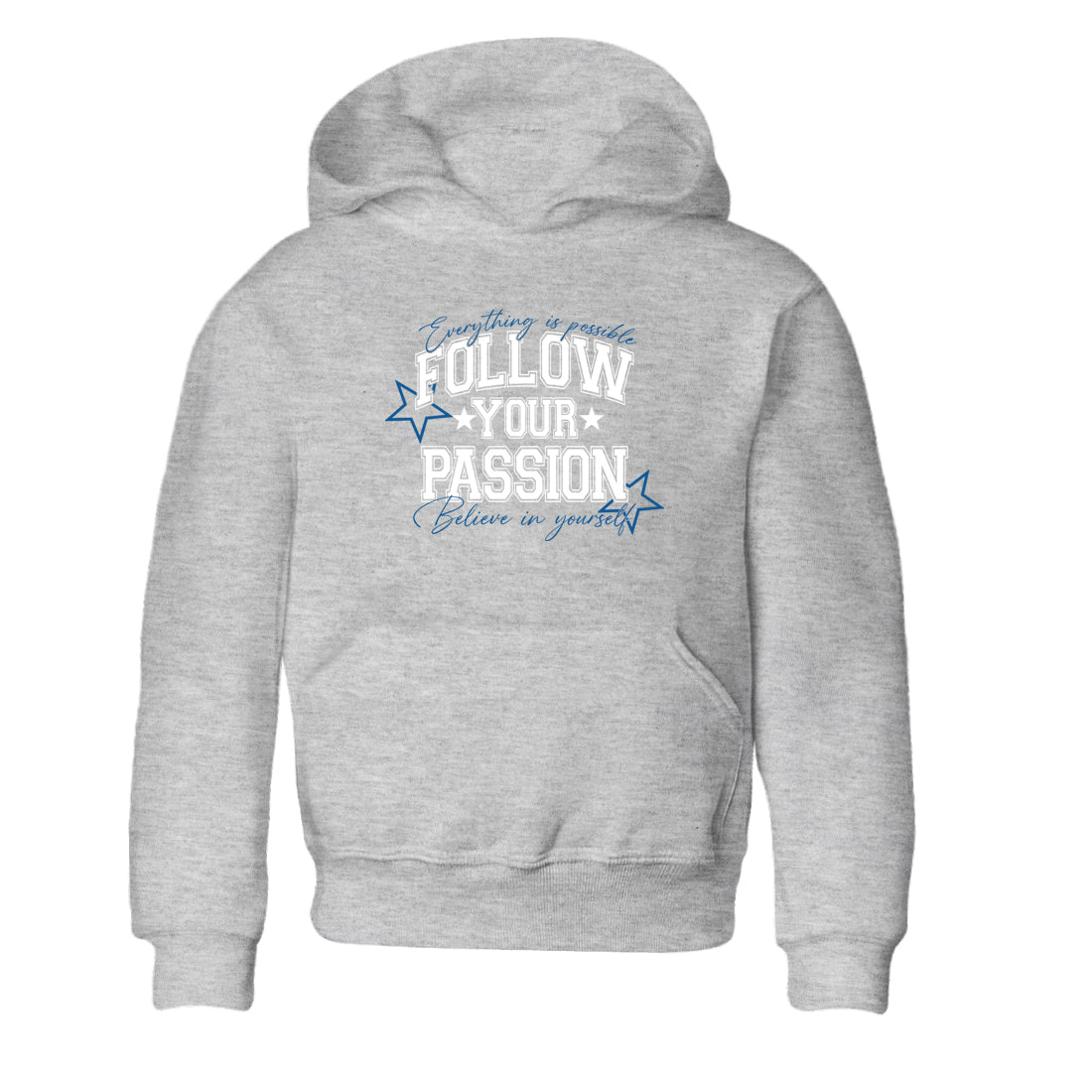 Sneaker match tees  Sneaker Tees To Match Air Jordan 1 Travis Scott Fragment Sneakers  Follow Your Passion Kids Graphic T-Shirt Heather Grey 2