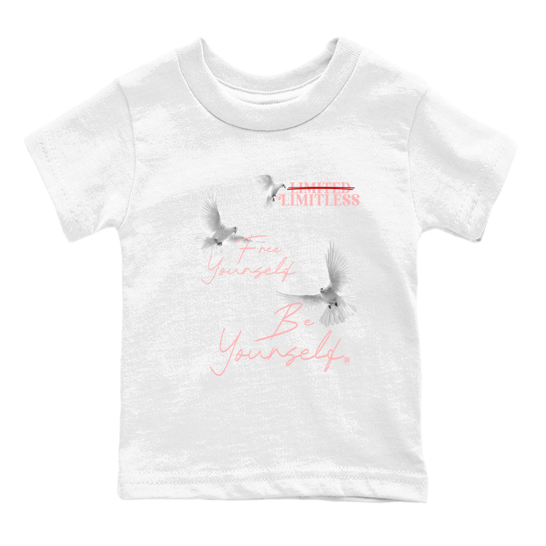 3s Valentines Day shirts to match jordans Free Yourself Be Yourself sneaker match tees Air Jordan 3 Valentines Day match shoes to clothes Drip Gear Zone Youth Baby White 2 tee
