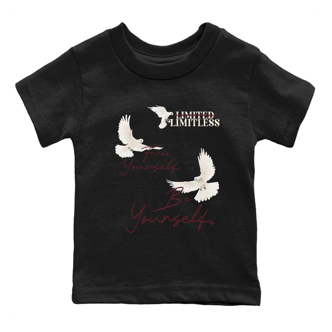 4s A Ma Maniere x "While You Were Sleeping" shirts to match jordans Free Yourself Be Yourself sneaker match tees Air Jordan 4 A Ma Maniere x W.Y.W.S match shoes to clothes Drip Gear Zone Youth Baby Black 2 tee