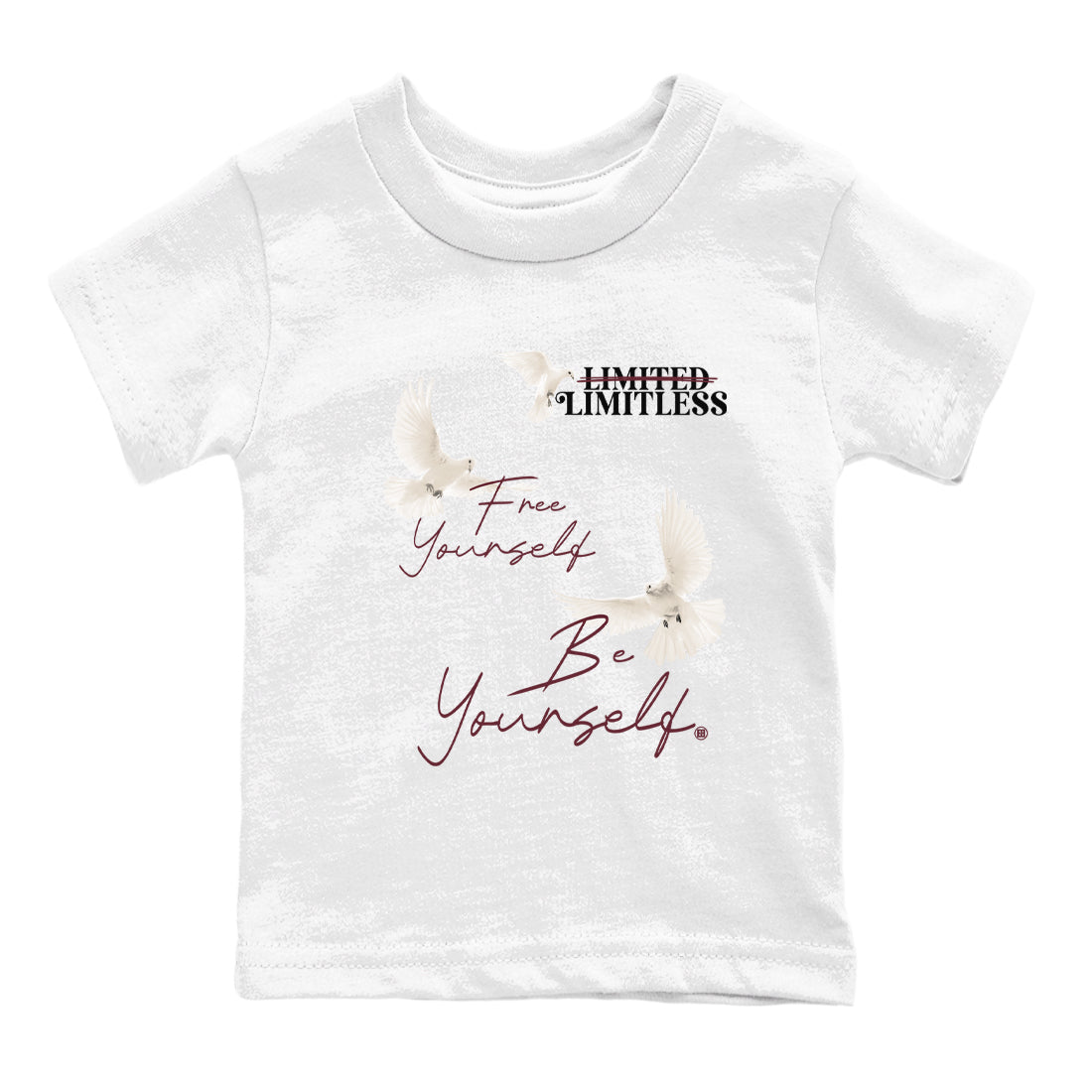 4s A Ma Maniere x "While You Were Sleeping" shirts to match jordans Free Yourself Be Yourself sneaker match tees Air Jordan 4 A Ma Maniere x W.Y.W.S match shoes to clothes Drip Gear Zone Youth Baby White 2 tee