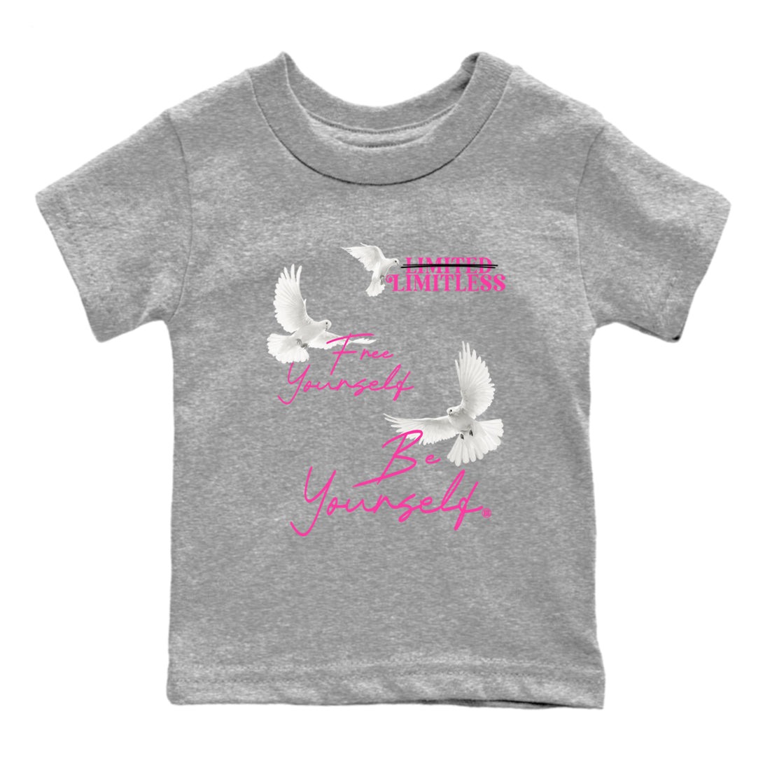 Nike KD 4 Retro Aunt Pearl shirts to match jordans Free Yourself Be yourself sneaker match tees Nike KD 4 Aunt Pearl match shoes to clothes Drip Gear Zone Youth Baby Heather Grey 2 tee