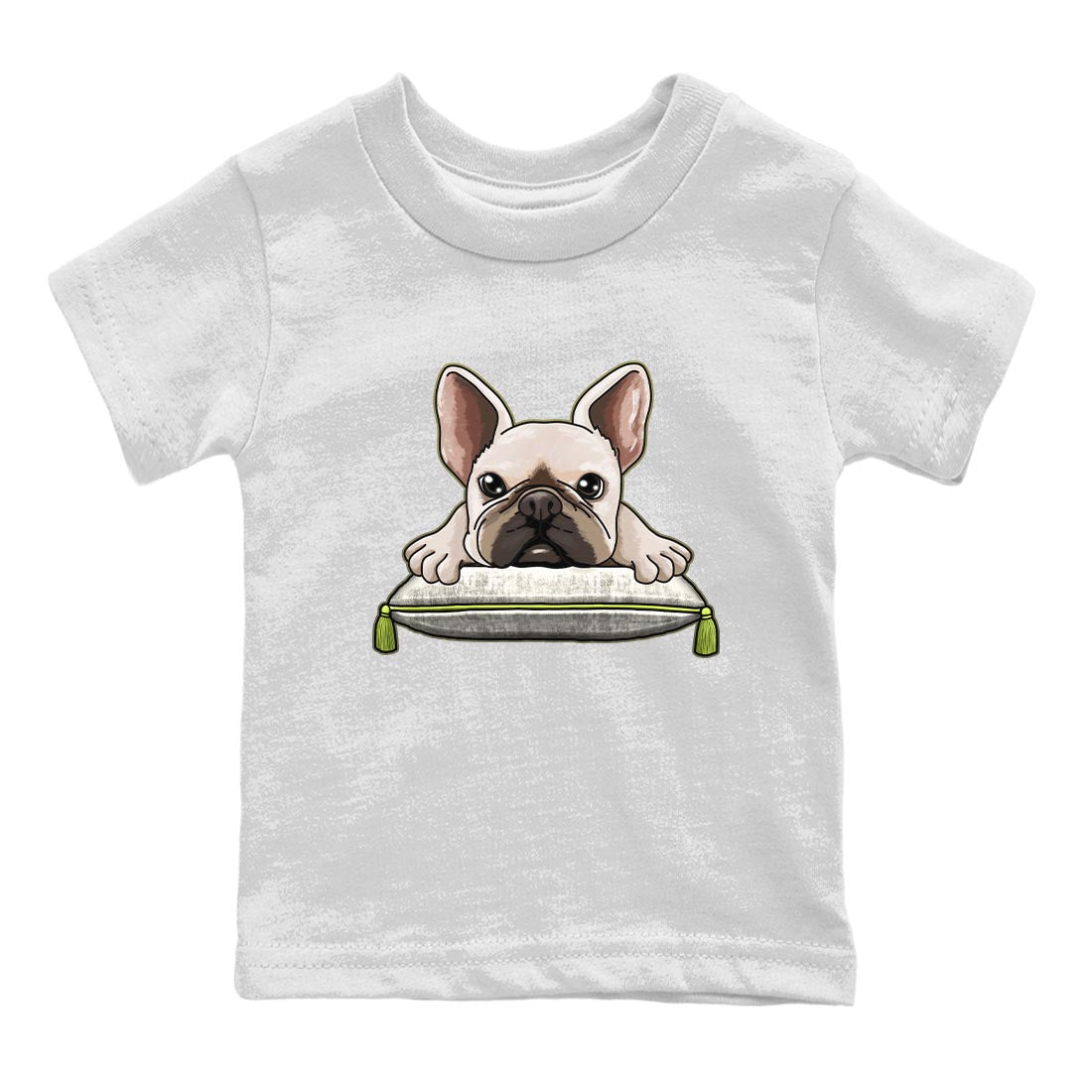 Jordan 1 Low X Travis Scott Golf Olive shirt to match jordans French Bulldog sneaker release tees Air Jordan 1 Travis Scott Golf Olive Drip Gear Zone Baby Toddler White 2 T-Shirt