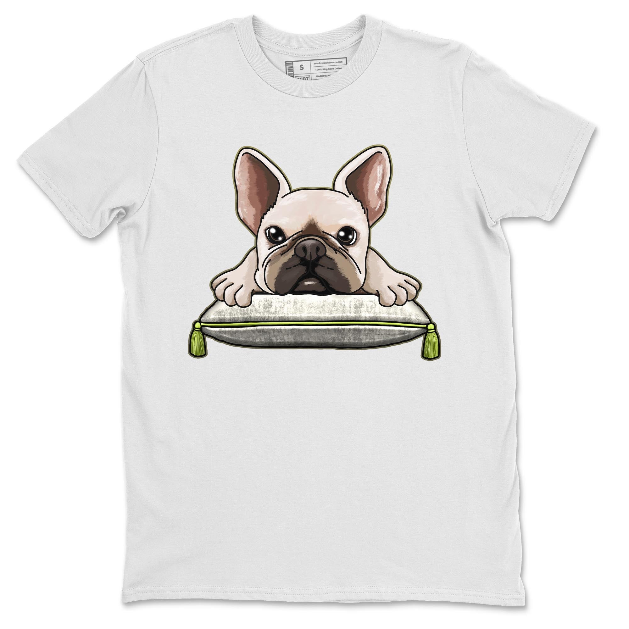 Jordan 1 Low X Travis Scott Golf Olive shirt to match jordans French Bulldog sneaker release tees Air Jordan 1 Travis Scott Golf Olive Drip Gear Zone Unisex Streetwear Clothing White 2 T-Shirt