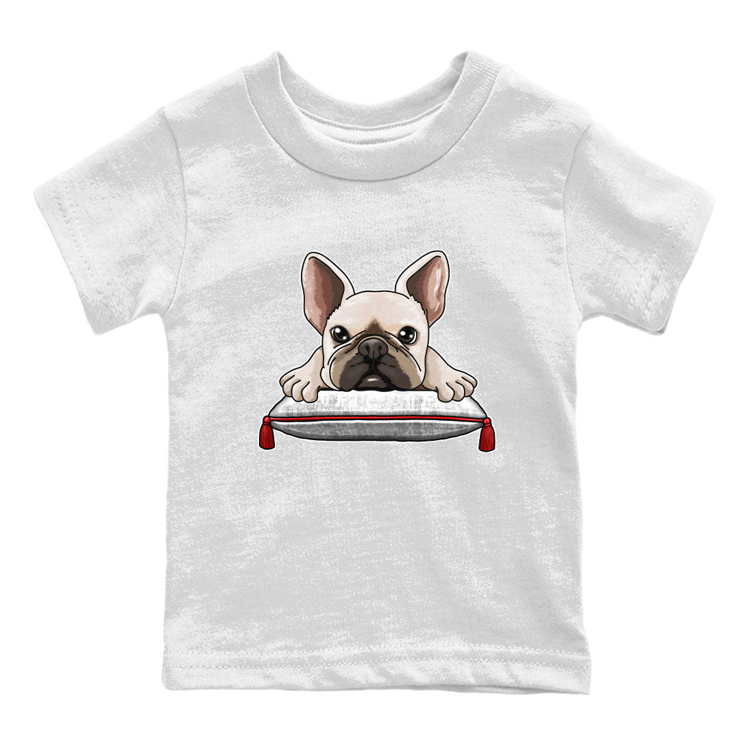 1s Low University Red shirt to match jordans French Bulldog sneaker tees Air Jordan 1 University Red Drip Gear Zone Sneaker Matching Clothing Brand Baby Toddler White 2 T-Shirt