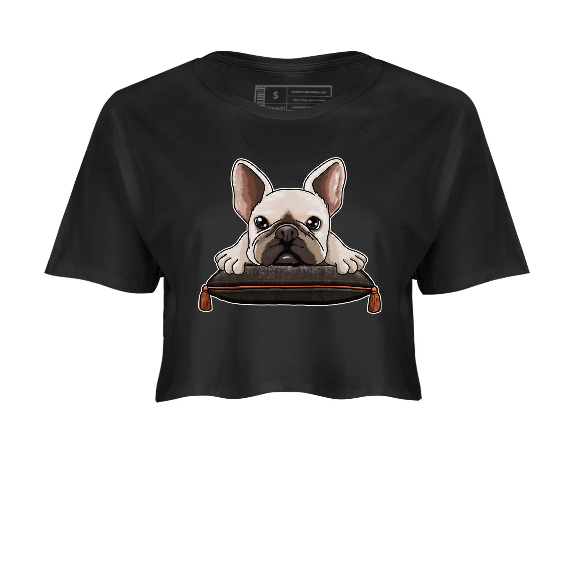 Nike Low Dunk Red Panda shirt to match jordans French Bulldog sneaker tees Nike Dunk Red Panda Drip Gear Zone Black 2 Crop T-Shirt