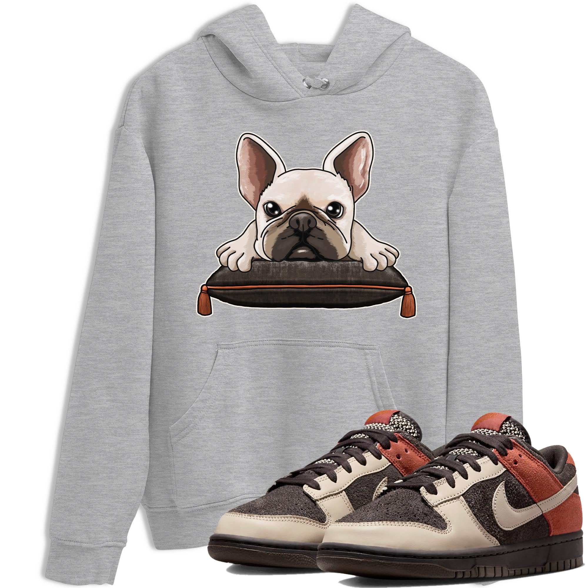 Nike Low Dunk Red Panda shirt to match jordans French Bulldog sneaker tees Nike Dunk Red Panda Drip Gear Zone Unisex Streetwear Clothing Heather Grey 1 T-Shirt