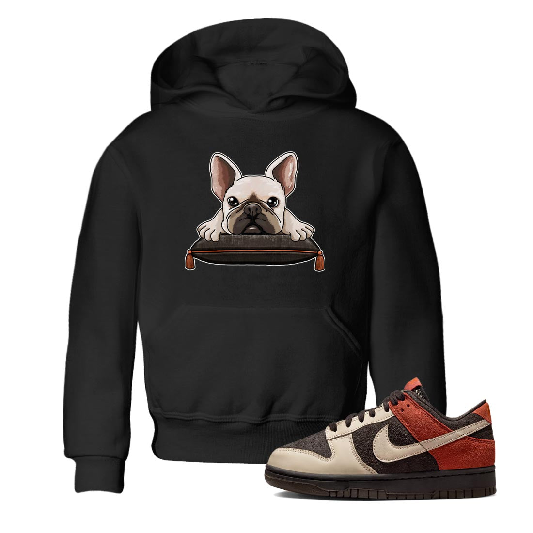 Nike Low Dunk Red Panda shirt to match jordans French Bulldog sneaker tees Nike Dunk Red Panda Drip Gear Zone Baby Toddler Black 1 T-Shirt