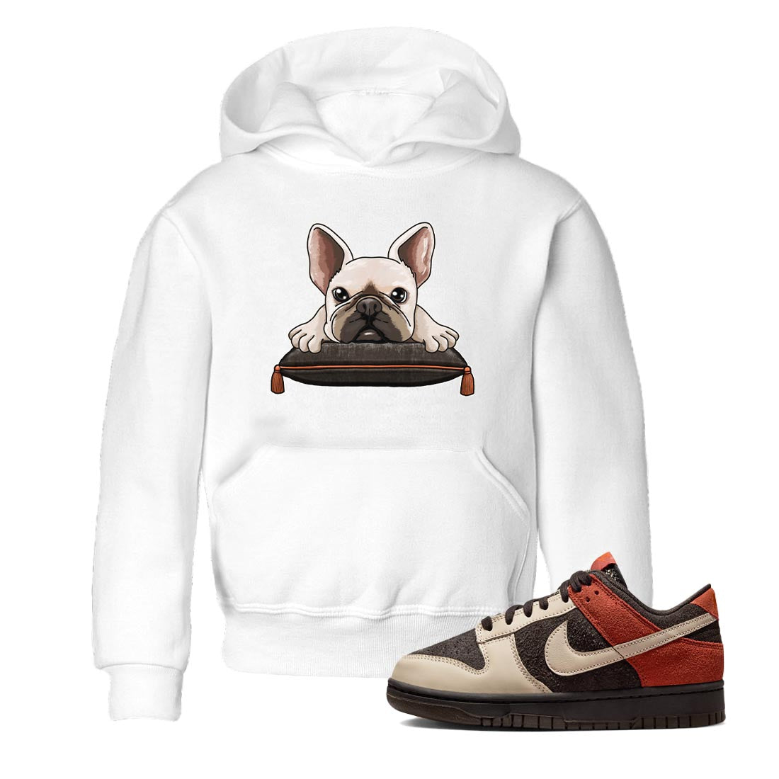 Nike Low Dunk Red Panda shirt to match jordans French Bulldog sneaker tees Nike Dunk Red Panda Drip Gear Zone Baby Toddler White 1 T-Shirt
