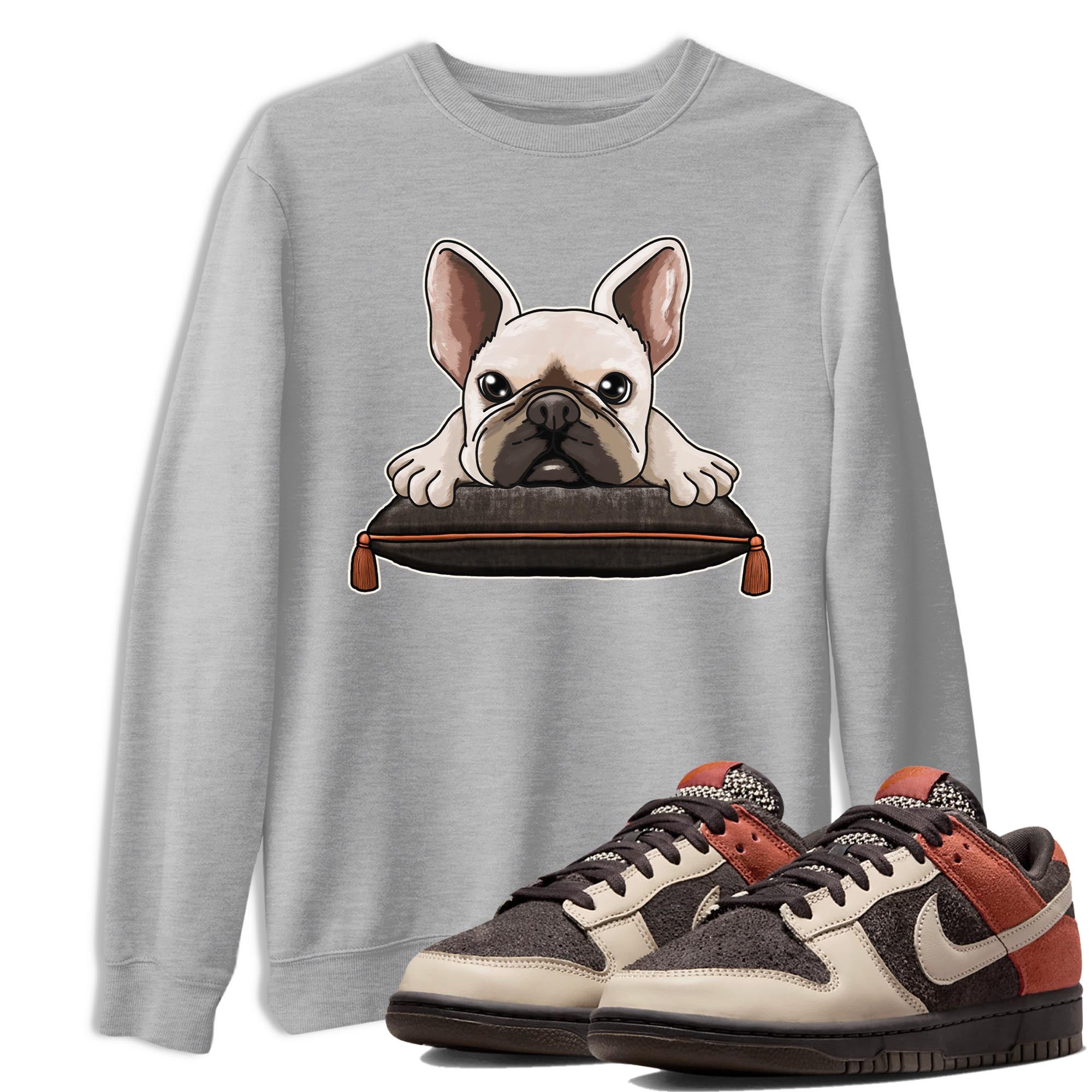 Nike Low Dunk Red Panda shirt to match jordans French Bulldog sneaker tees Nike Dunk Red Panda Drip Gear Zone Unisex Streetwear Clothing Heather Grey 1 T-Shirt