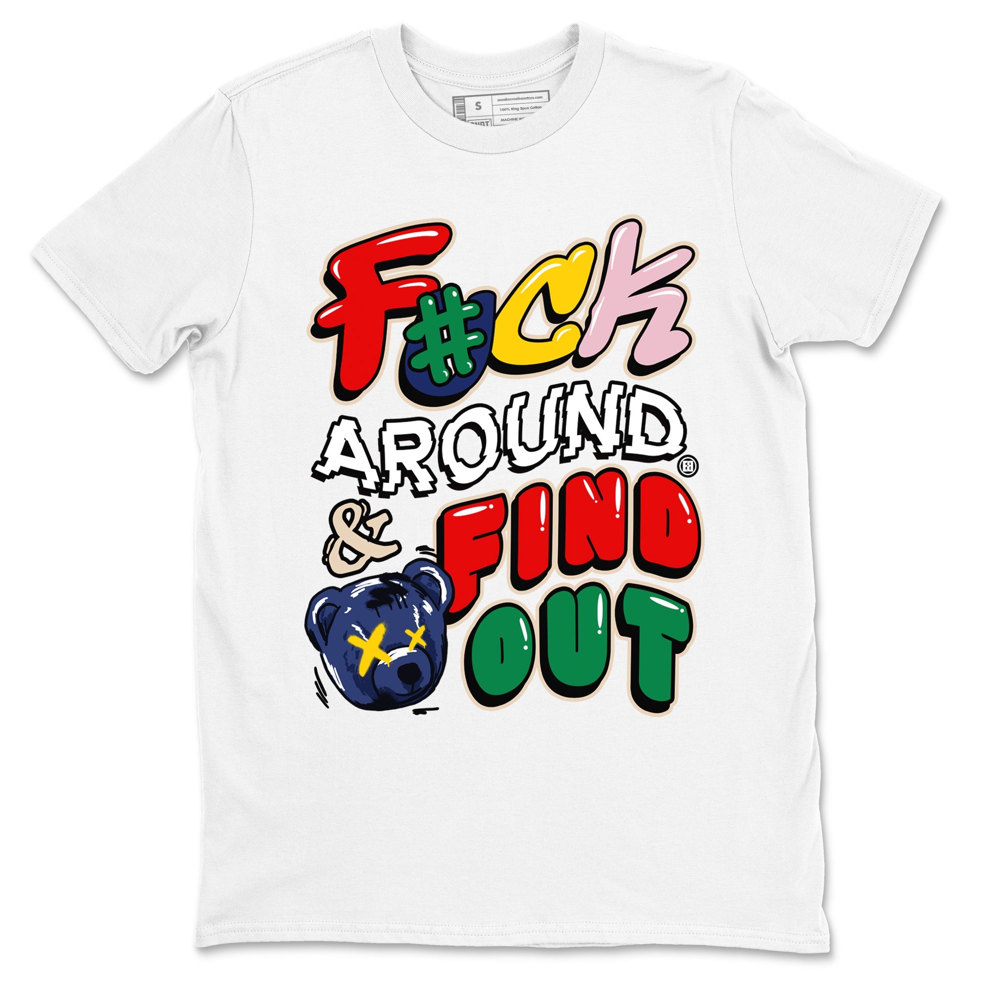 AF 3 Nigo shirtsto match jordans Fuck Around And Find Out sneaker match tees Air Force 3 Low x Nigo Blue Void and Tour Yellow match shoes to clothes Drip Gear Zone unisex cotton White 2 shirts