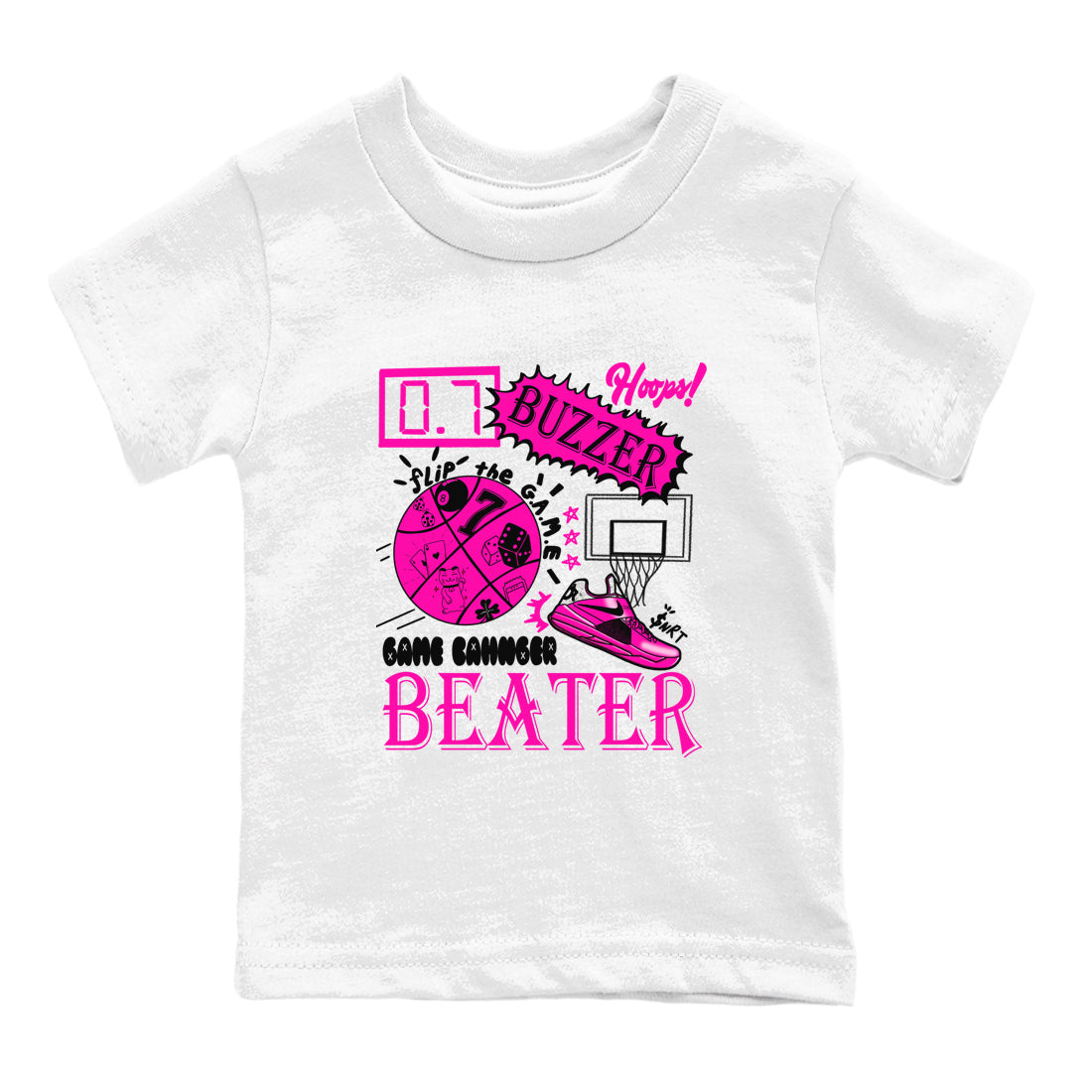 Nike KD 4 Retro Aunt Pearl shirts to match jordans Game Changer sneaker match tees Nike KD 4 Aunt Pearl match shoes to clothes Drip Gear Zone Youth Baby White 2 tee