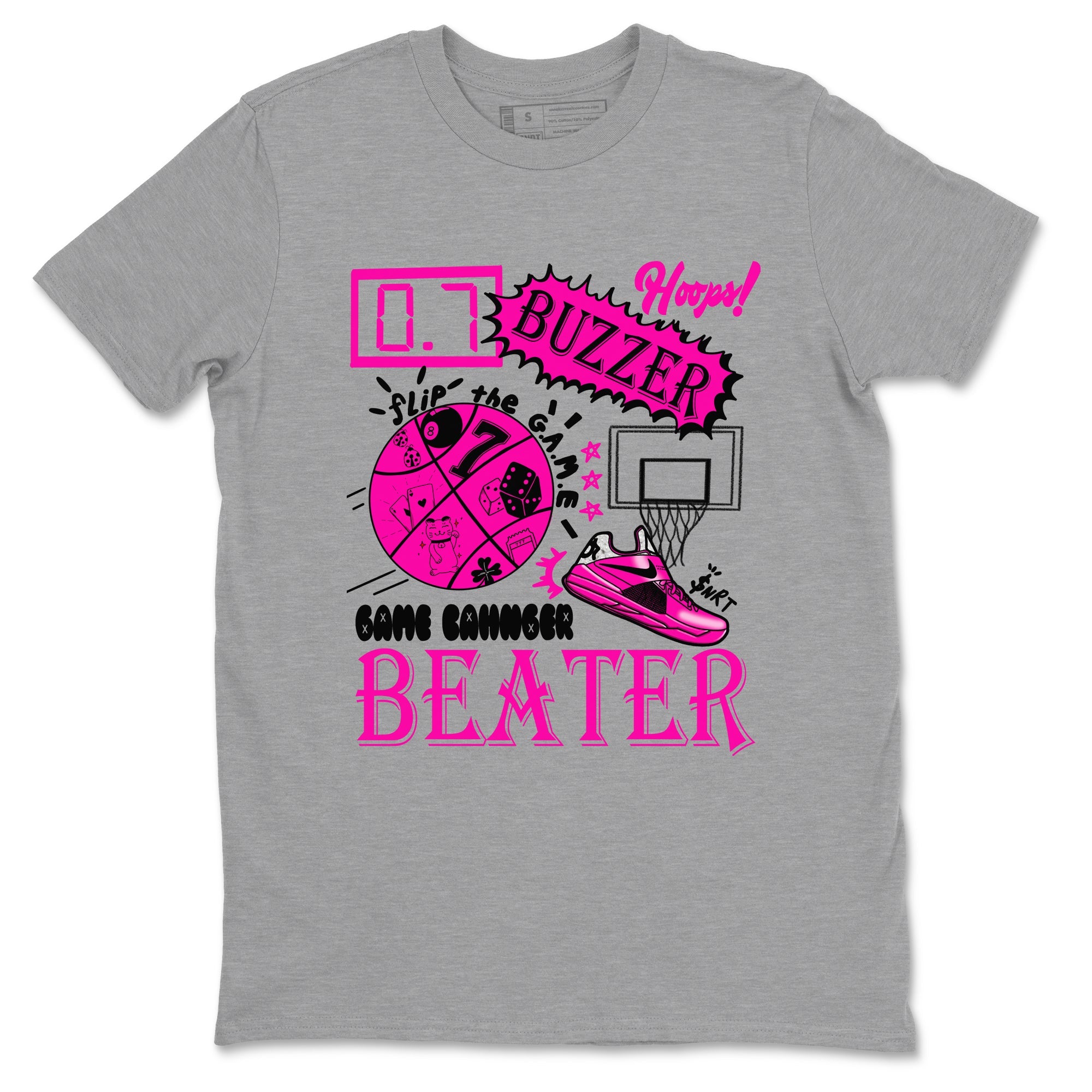 Nike KD 4 Retro Aunt Pearl shirts to match jordans Game Changer sneaker match tees Nike KD 4 Aunt Pearl match shoes to clothes Drip Gear Zone unisex cotton Heather Grey 2 shirts