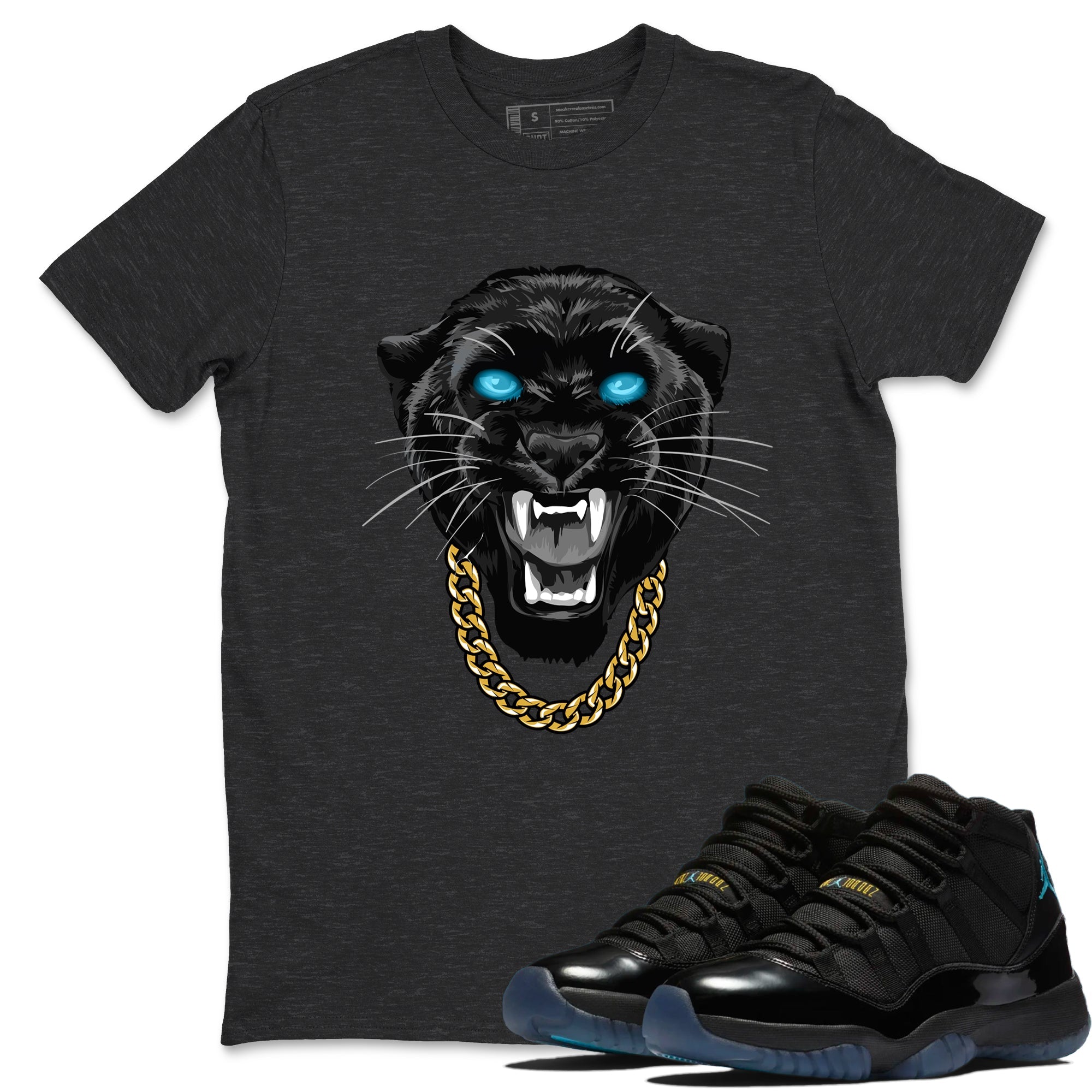 Sneaker Threads  Sneaker Tees To Match Air Jordan 11 Retro Gamma  Gangster Black Cat Graphic Tee Charcoal Heather 1. Perfect for Jordan releases 2025 colorways.